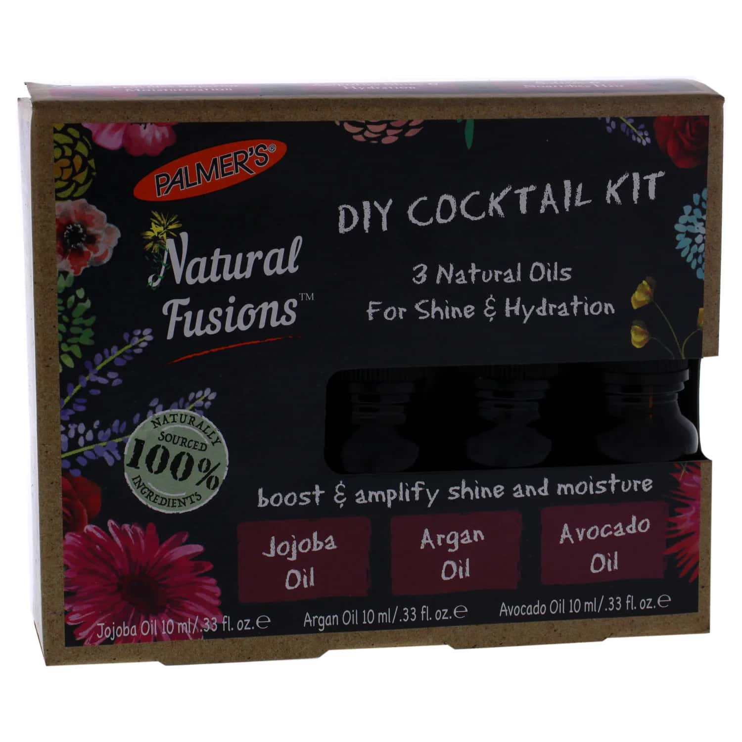 Palmer's Natural Fusions Shine and Hydration DIY Cocktail Kit Hair Care Kit 0.33 oz