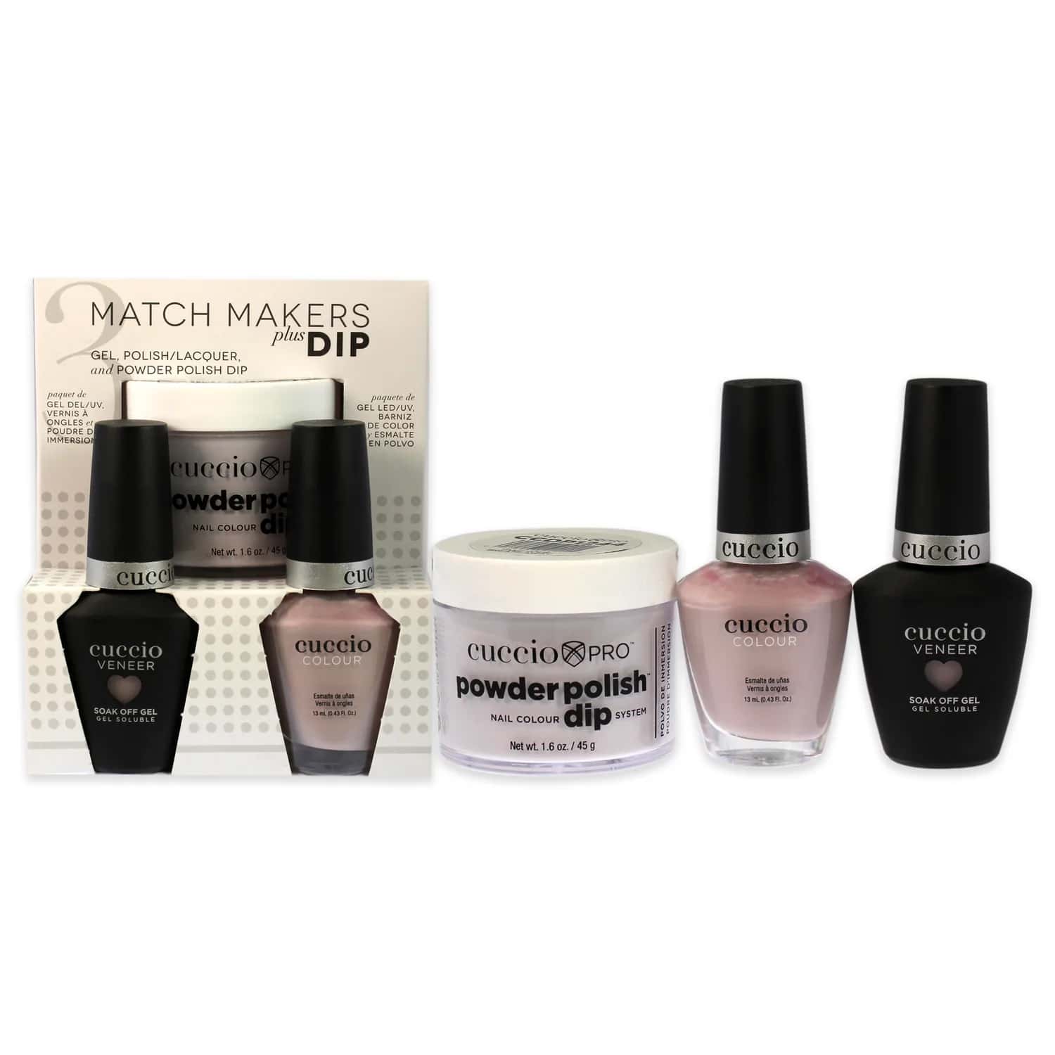 Cuccio Match Makers Plus Dip - Take Your Breath Away Mani-Pedi Gift