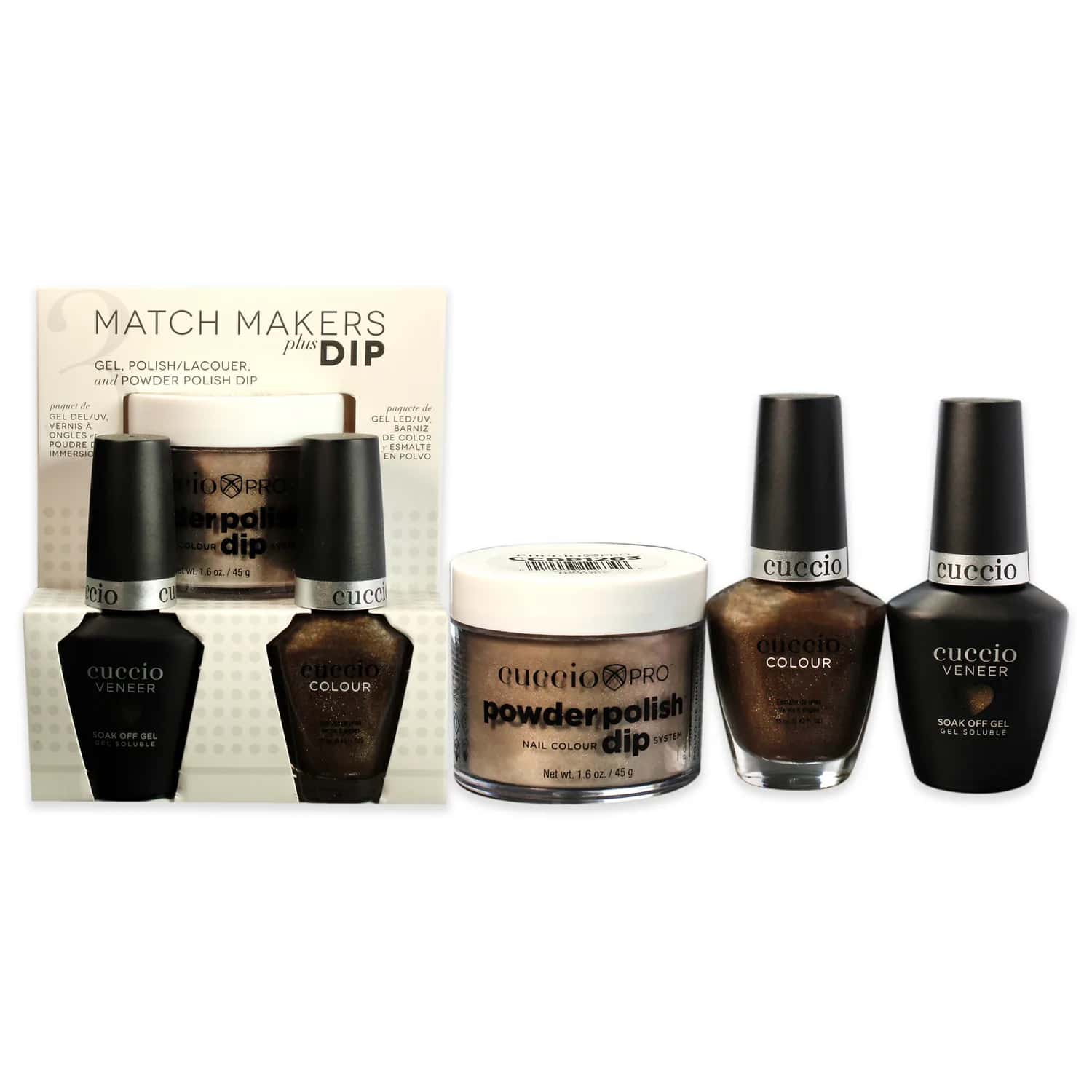 Cuccio Matchmakers Plus Nurture Nature Nail Care Gift Set 1.6 oz / 3