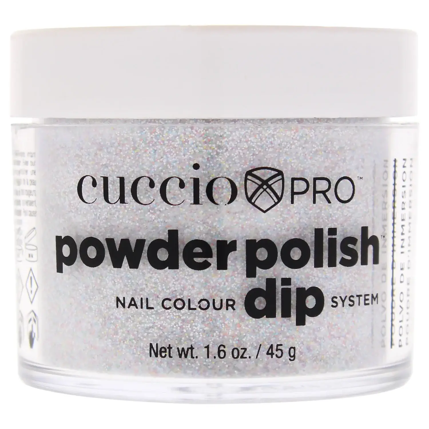 Cuccio Pro Powder Polish Dip - Multi Color Glitter 1.6 oz