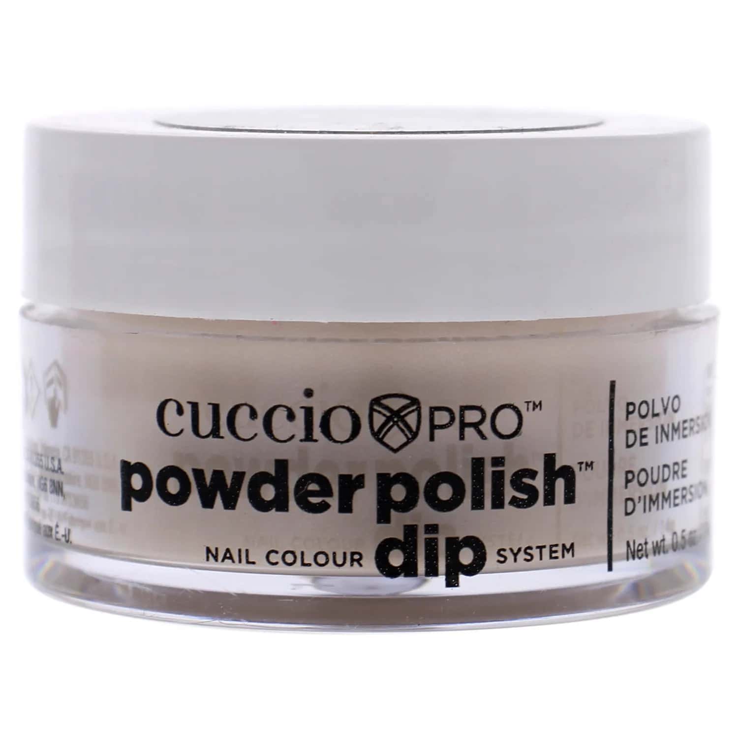 Cuccio Pro Colour Powder Nail Polish - Iridescent Cream 0.5 oz