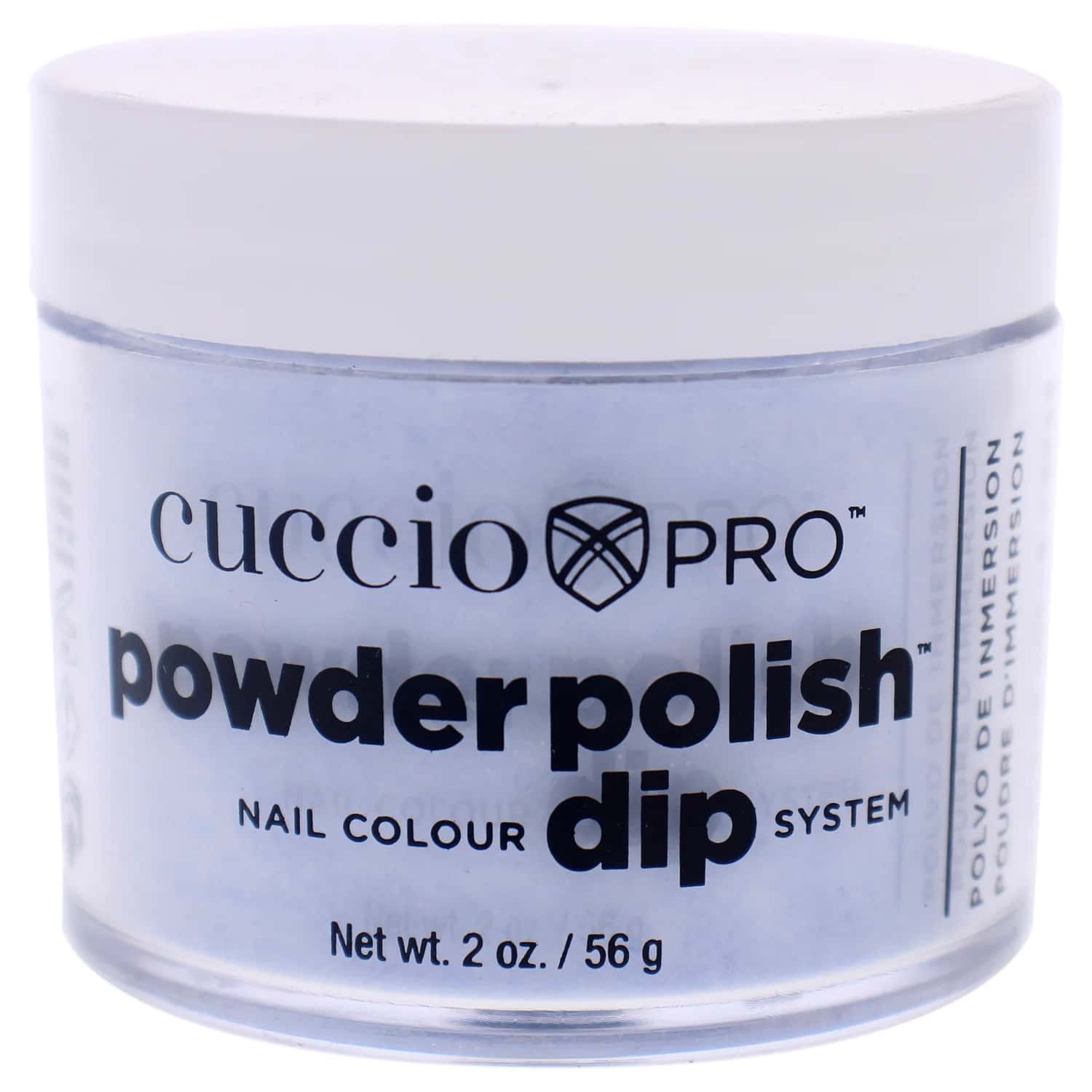 Cuccio Baby Blue Glitter Nail Powder 1.6 oz