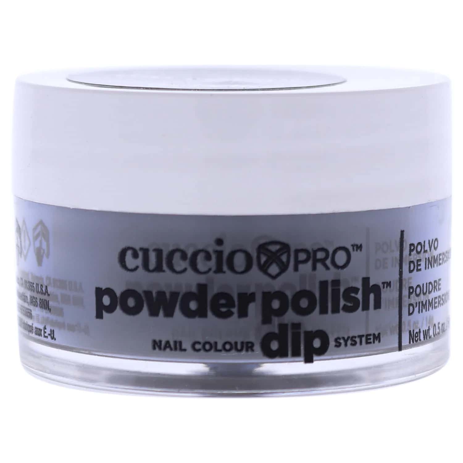 Cuccio Noir Black Dip Powder Nail Polish 0.5 oz