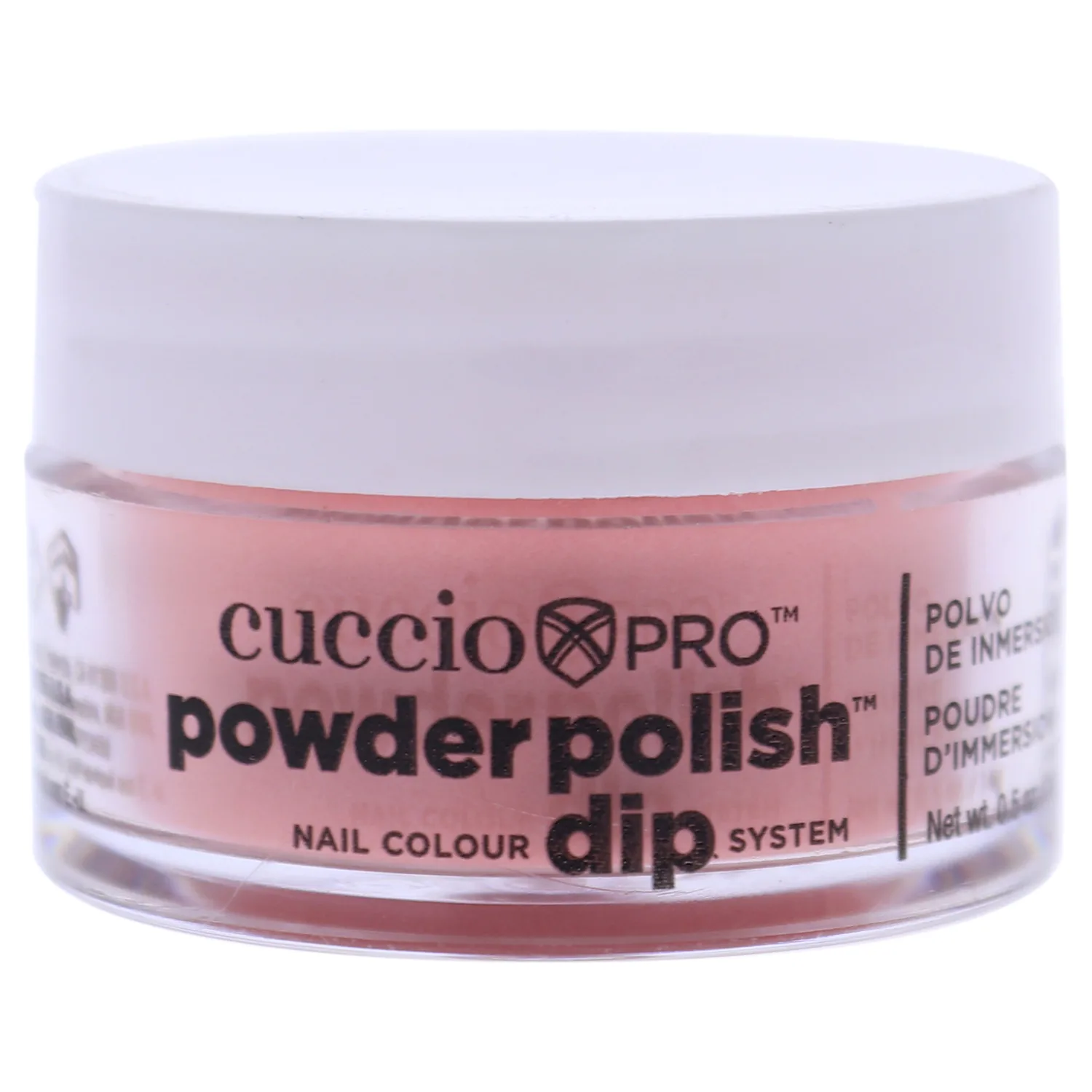 Cuccio Pro Powder Polish Nail Colour Dip System - Pastel Peach 0.5 oz