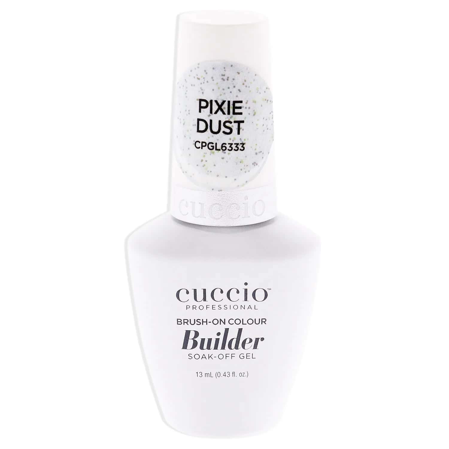 Cuccio Brush-On Colour Builder - Pixie Dust Soak Off Gel 0.43 oz
