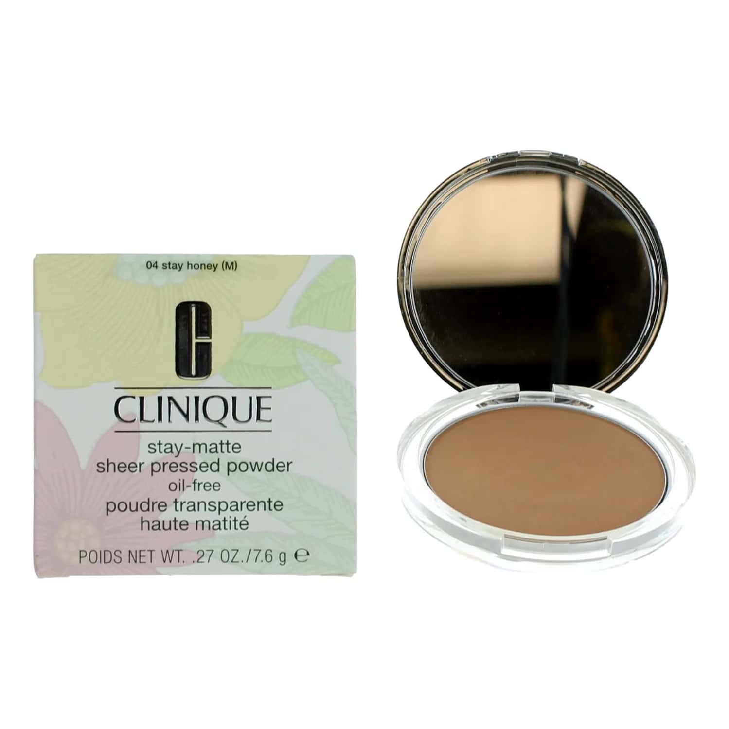 Clinique Stay-Matte Sheer - 04 Stay Honey Pressed Powder 0.27 oz