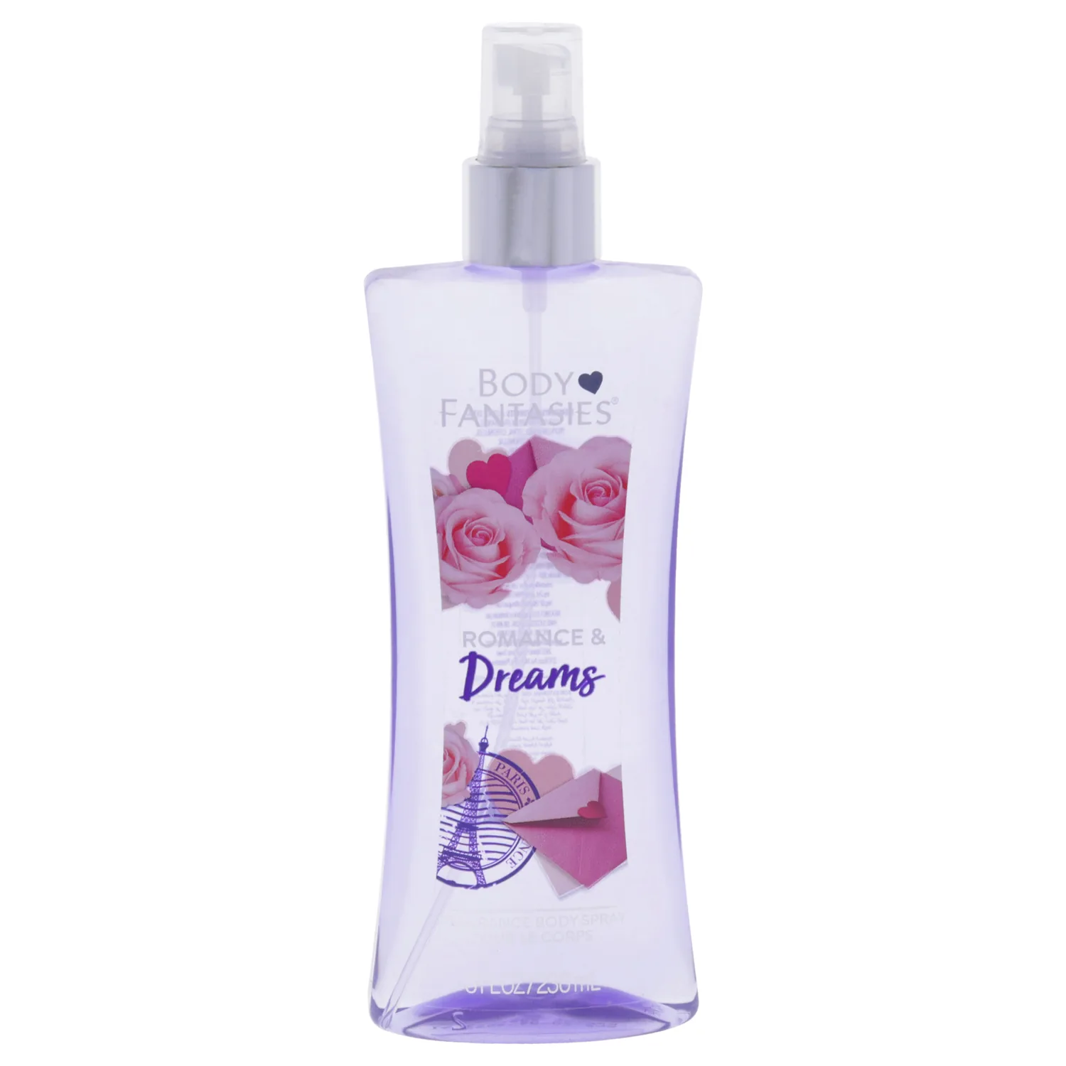 Body Fantasies Romance and Dreams Body Spray 237ml / 8 oz for Women