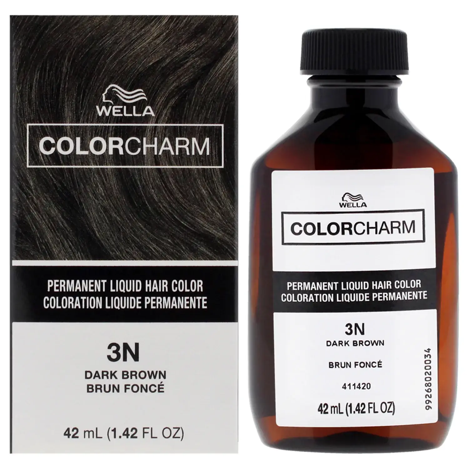 Wella Color Charm 3N Dark Brown 1.42 oz