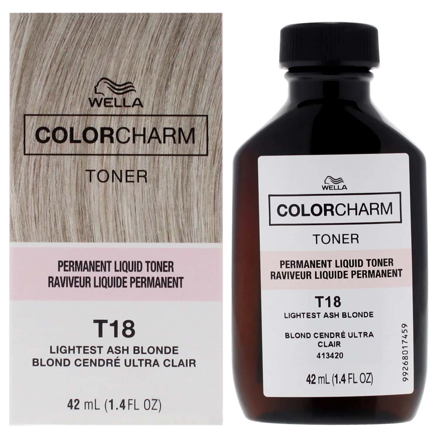 Wella Color Charm T18 Lightest Ash Blonde 1.4 oz