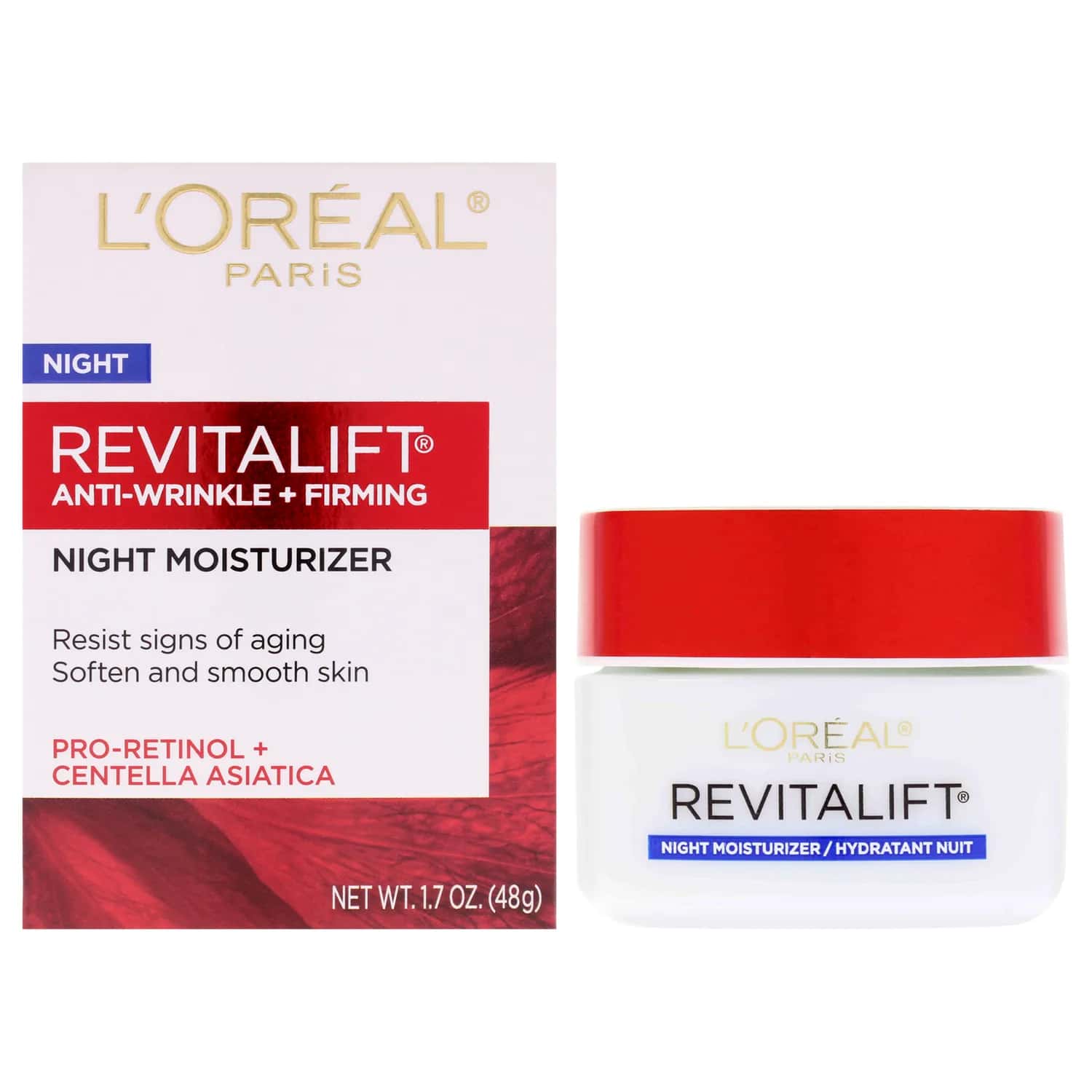 L'Oreal Paris Revitalift Anti-Wrinkle + Firming Night Cream 50ml / 1.7