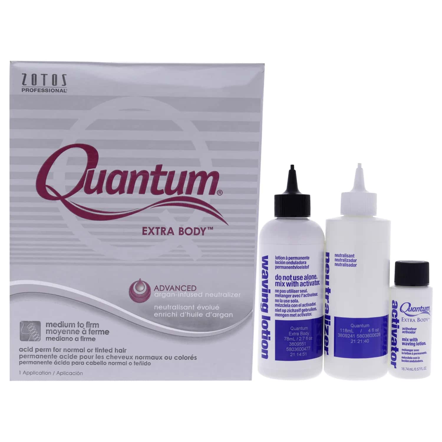 Zotos Quantum Extra Body Acid Permanent Wave Treatment