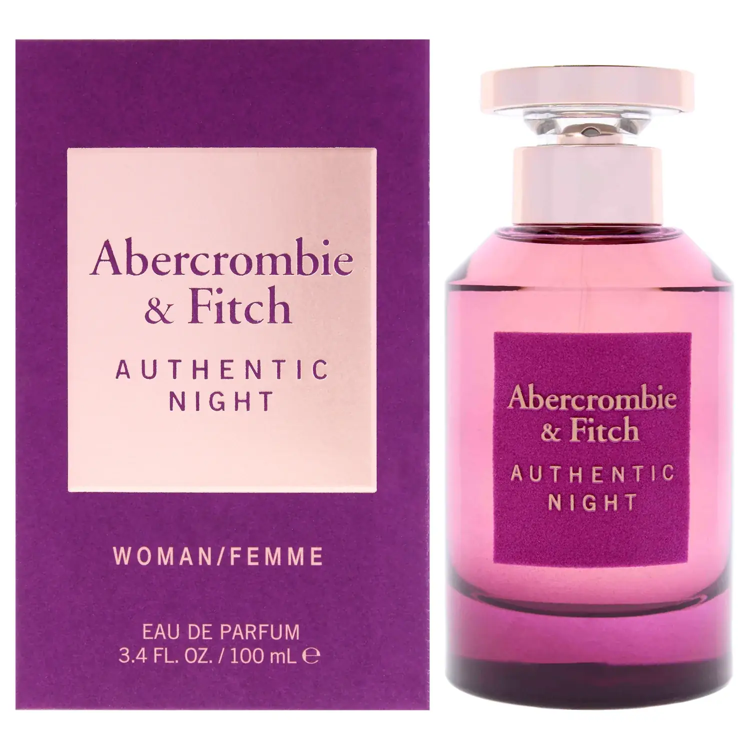 Abercrombie & Fitch Authentic Night Eau de Parfum 100ml / 3.4 oz for