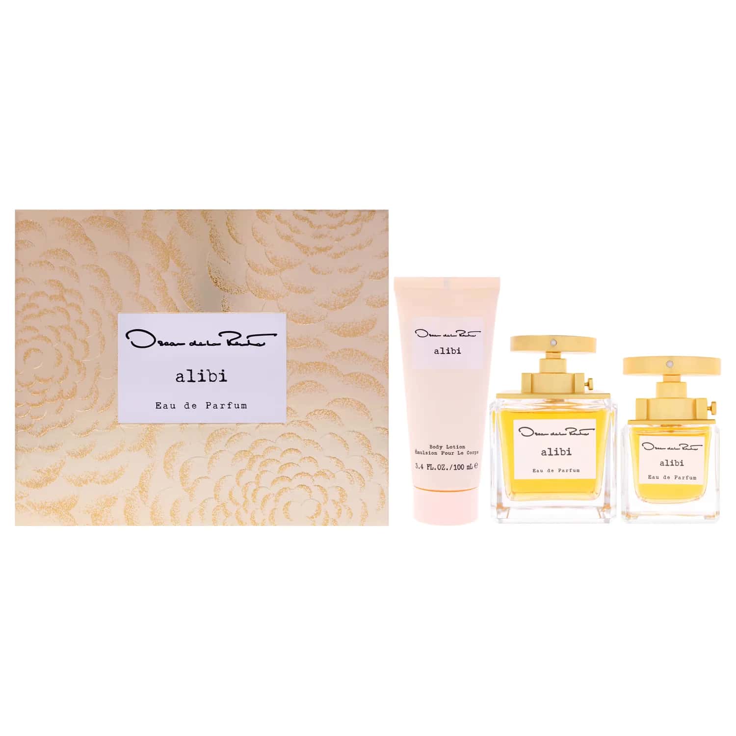 Oscar de la Renta Alibi Bath & Body Gift Set 100ml / 3.4 oz / 3 pc for