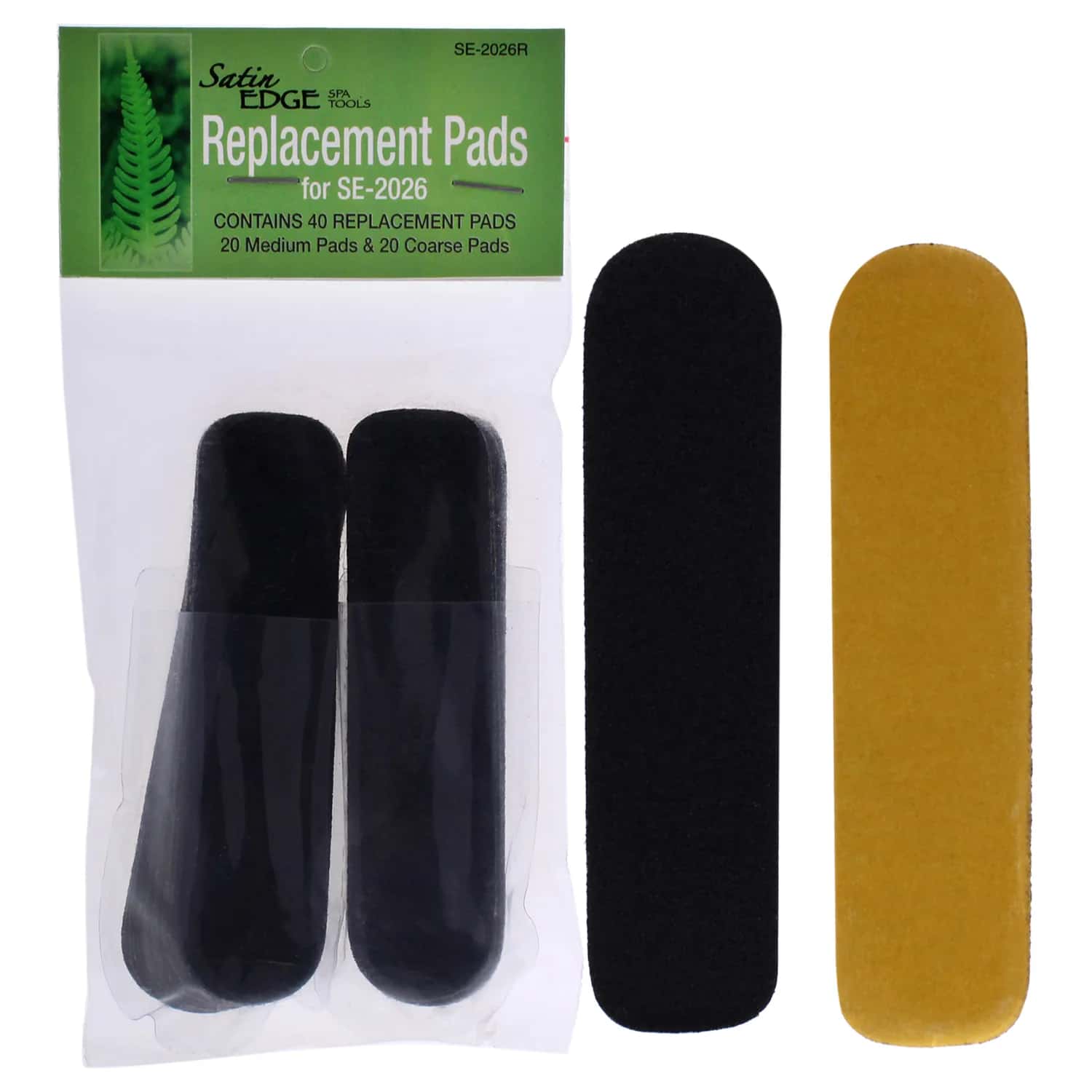 Satin Edge Replacement Pads for Stainless Steel Foot File SE-2026