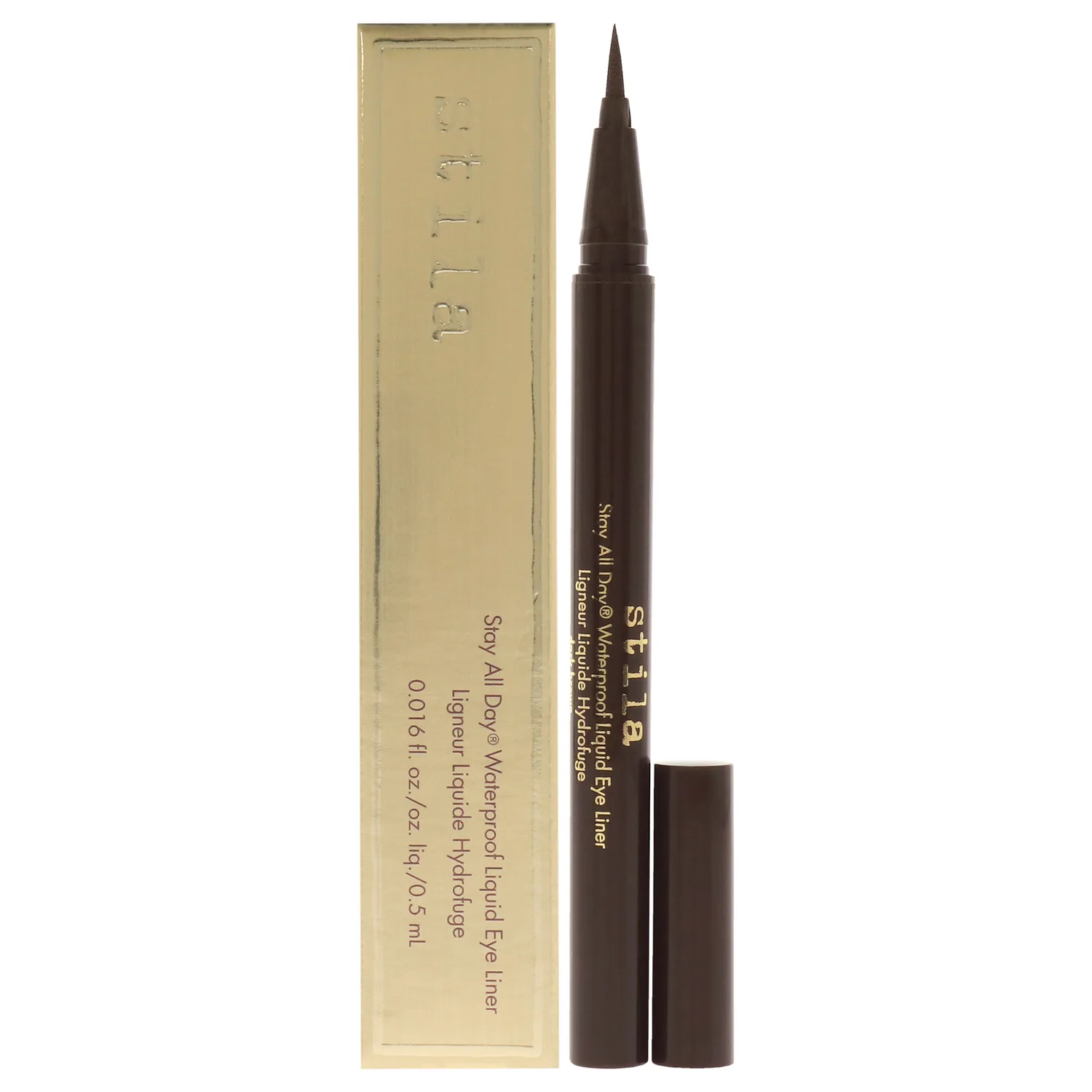 Stila Stay All Day Waterproof Liquid Eye Liner - Dark Brown 0.016 oz