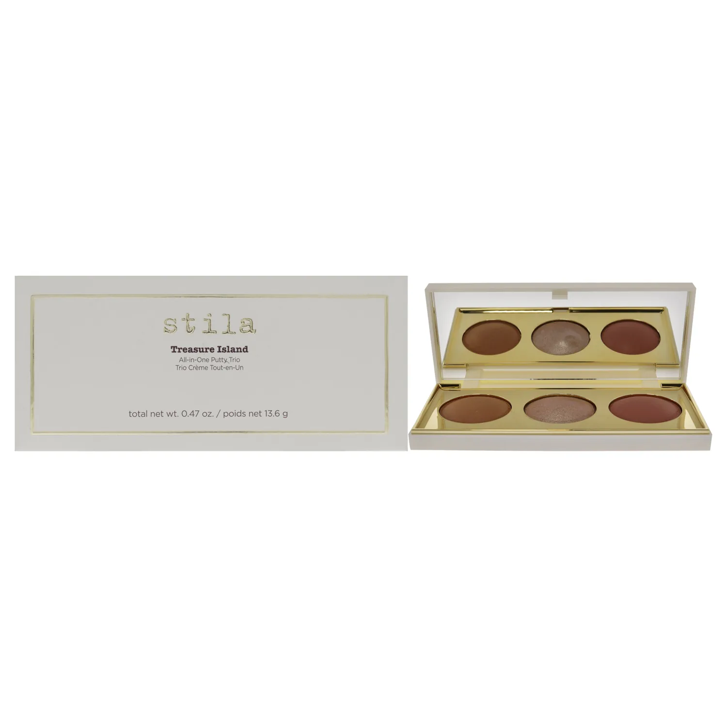 Stila Treasure Island All-in-One Putty Trio Cosmetic Set 14ml / 0.47