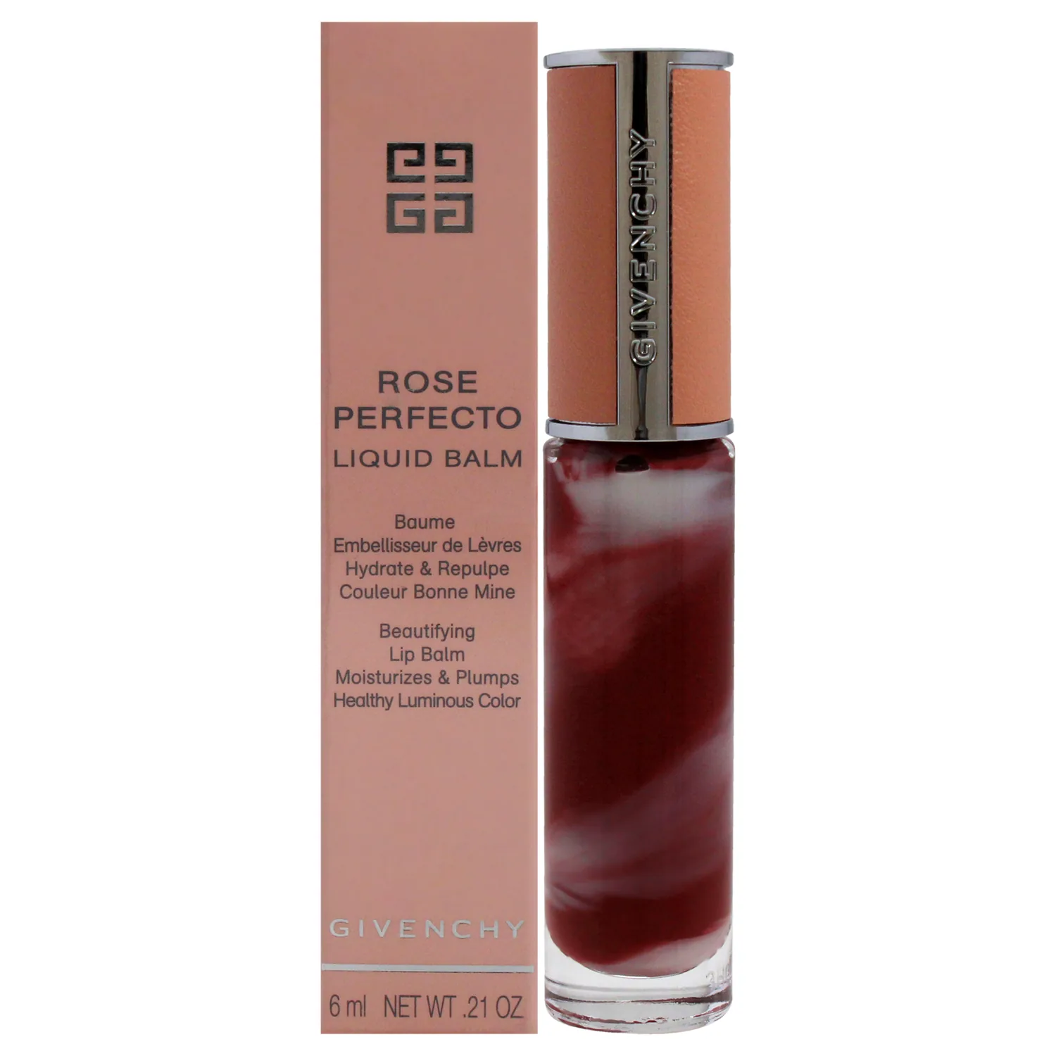 Givenchy Rose Perfecto 117 Chilling Brown Tinted Liquid Lip Balm 6ml /