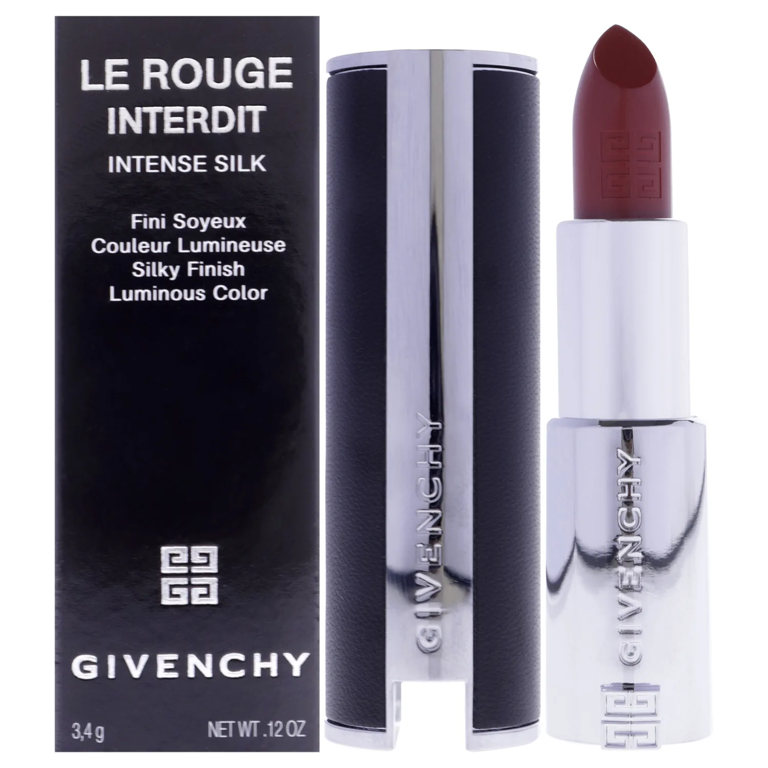 Givenchy le Rouge Interdit Intense Silk - 333 L Interdit Lipstick 0.12
