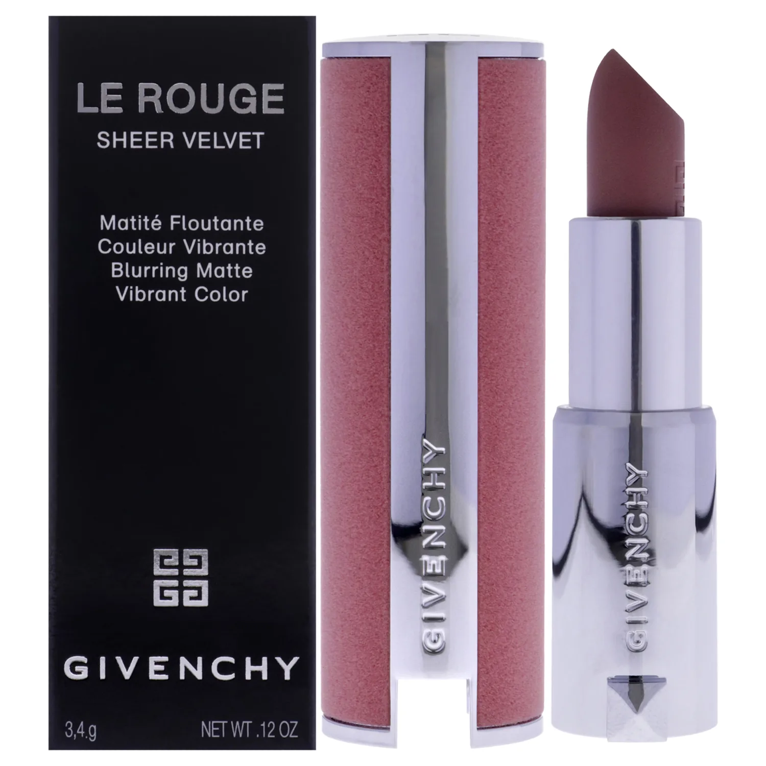 Givenchy Le Rouge Sheer Velvet Matte - N10 Beige Nu Lipstick 0.12 oz