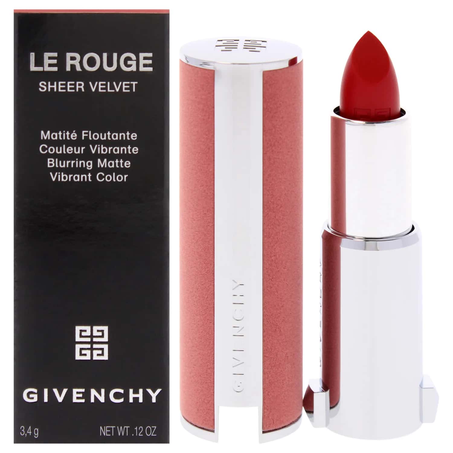 Givenchy Le Rouge Sheer Velvet Matte - N36 L'Interdit Lipstick 0.12 oz