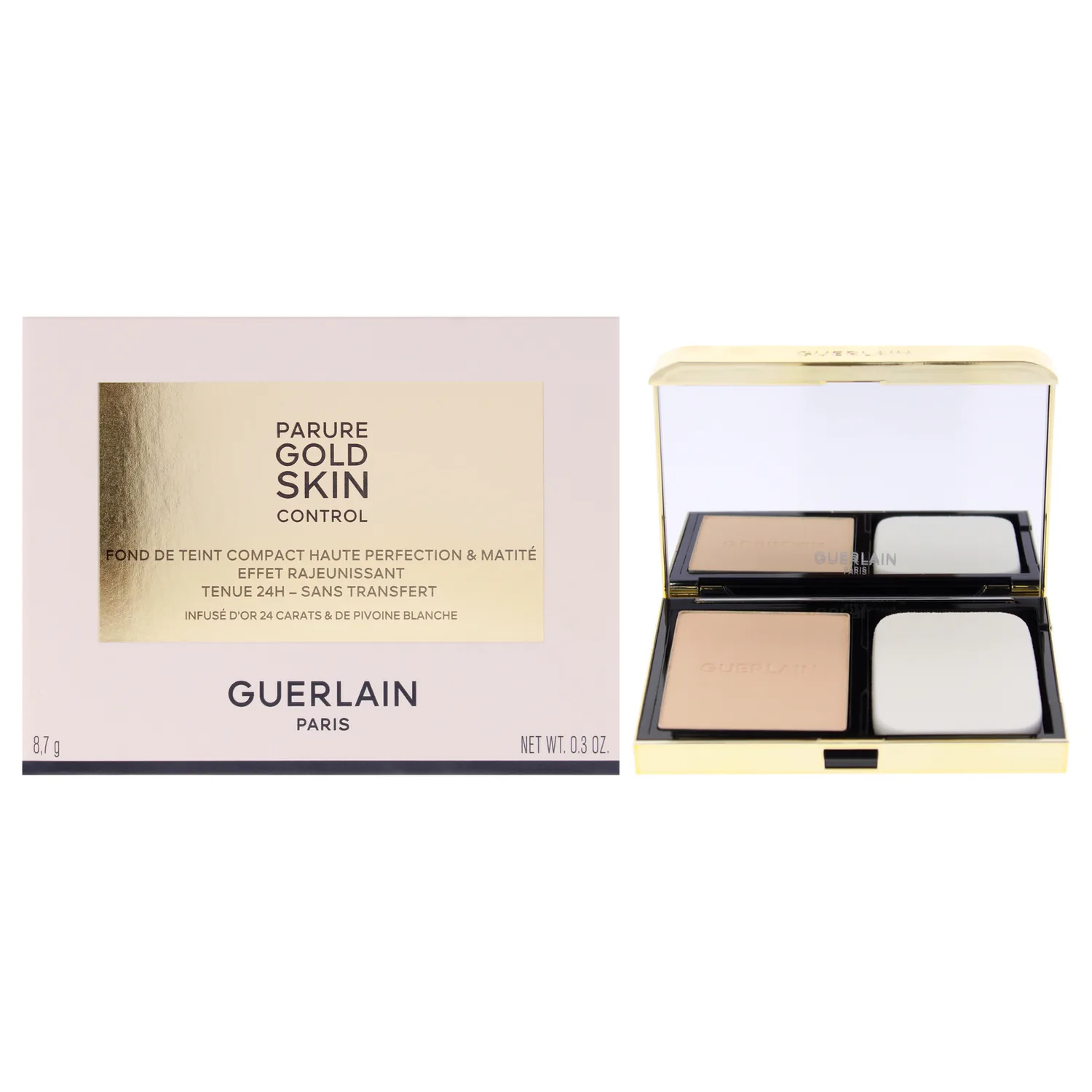 Guerlain Parure Gold Skin Control Matte - 1N (Refillable) Compact