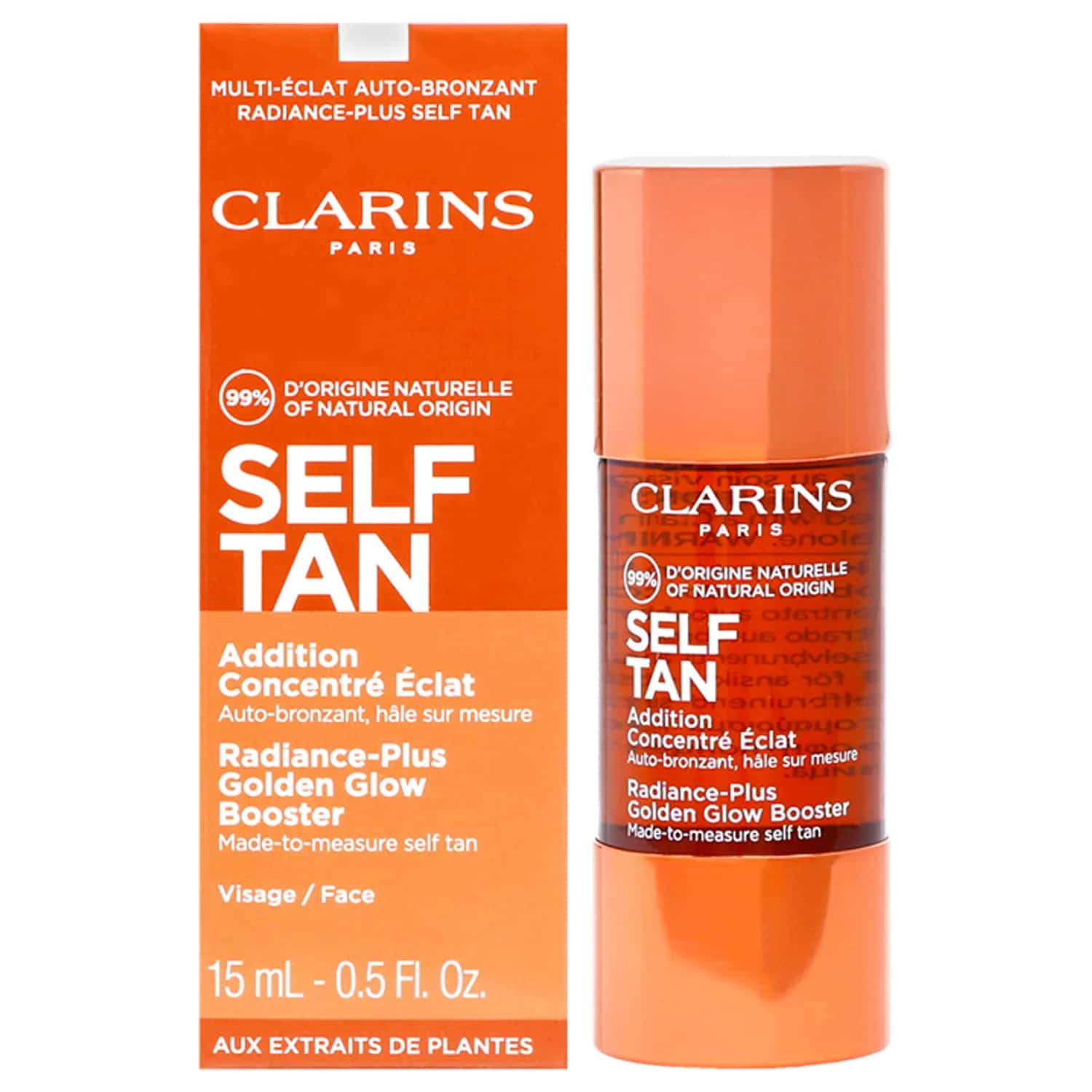 Clarins Radiance-Plus Golden Glow Booster Self Tanning Drops 15ml /