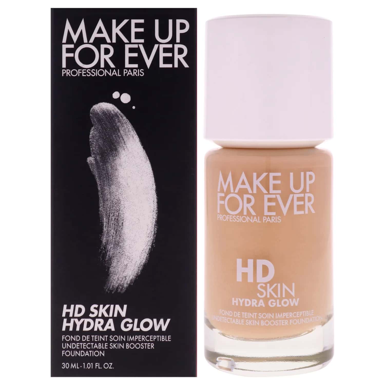Make Up For Ever HD Skin Hydra Glow - 1Y16 Warm Beige Foundation 1 oz