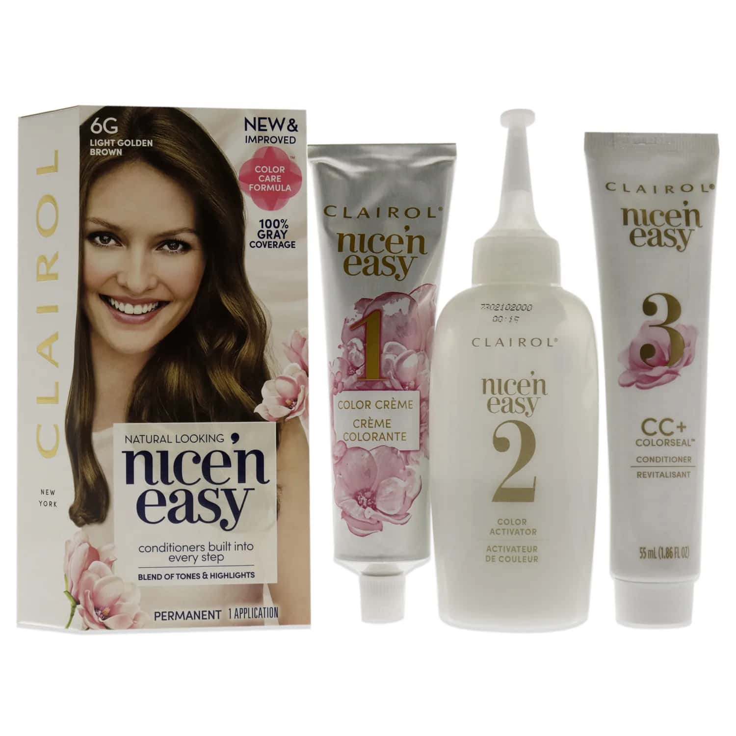 Clairol Nice'n Easy 6G Light Golden Brown Hair Color 6 g