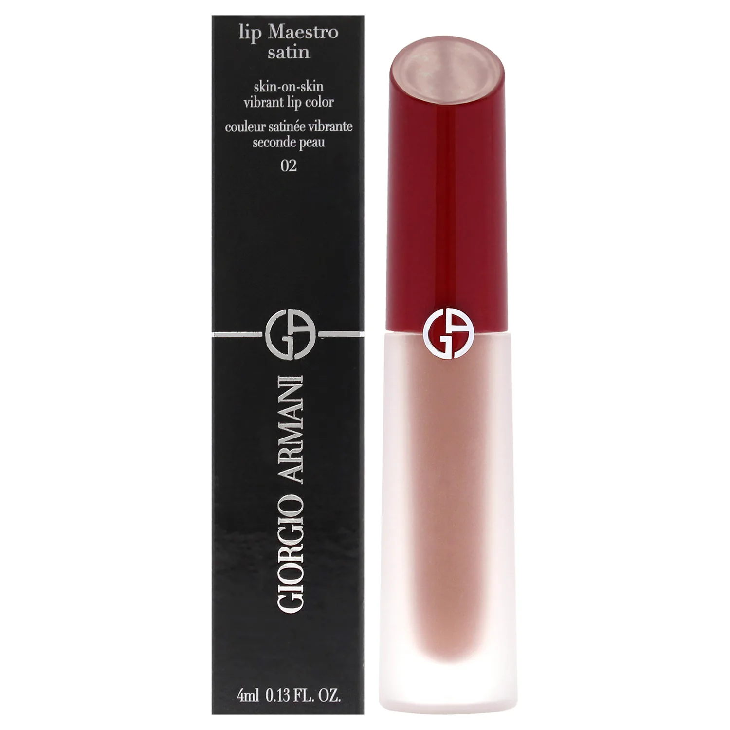 Giorgio Armani Lip Maestro Satin Long-Lasting - 02 Weekend Getaway
