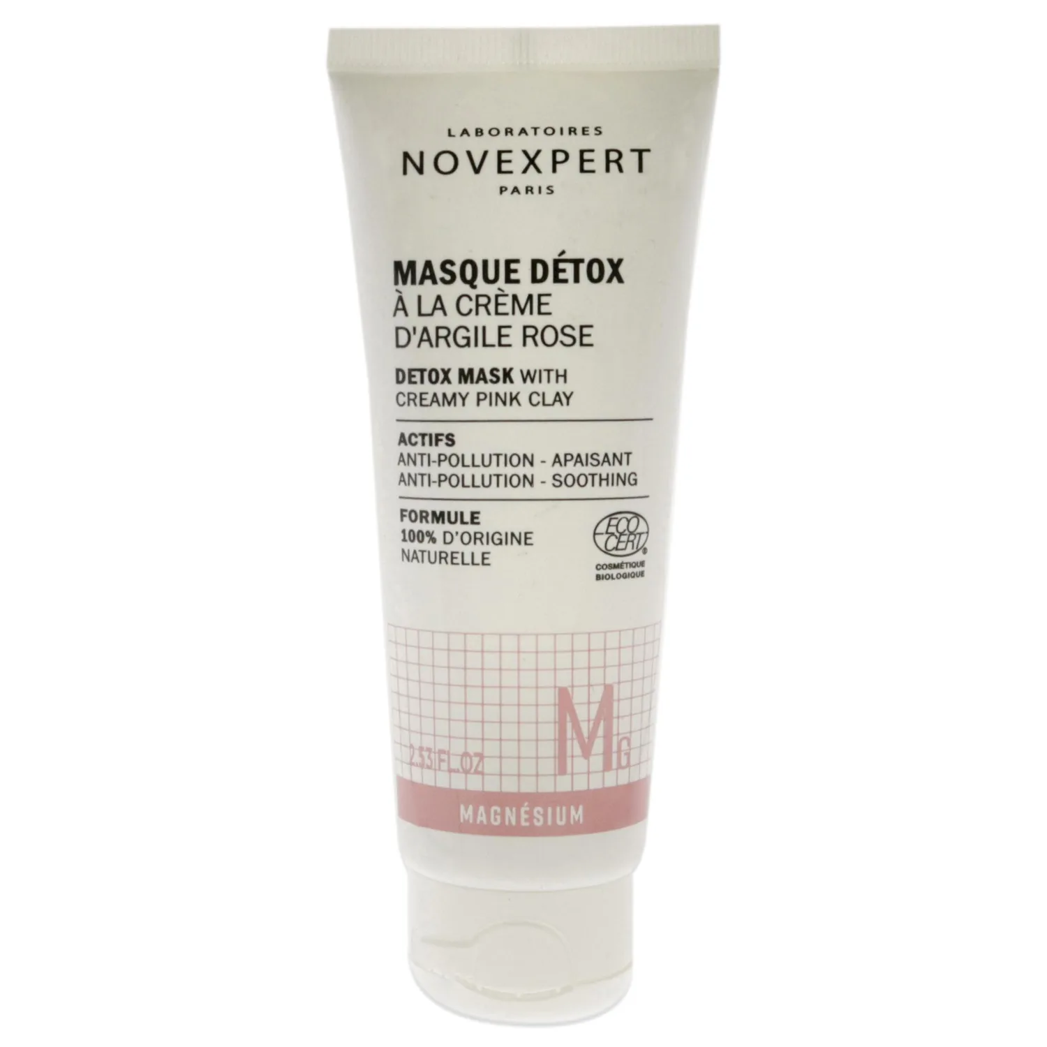 Novexpert Detox Mask With Creamy Pink Clay 75ml / 2.53 oz
