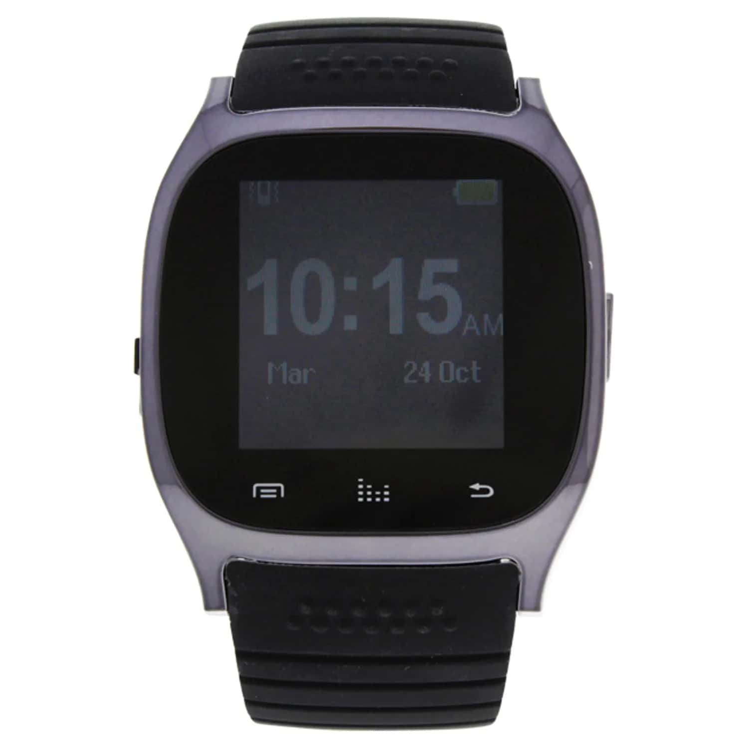 Eclock EK-B3 Montre Connectee Black Silicone Strap for Men