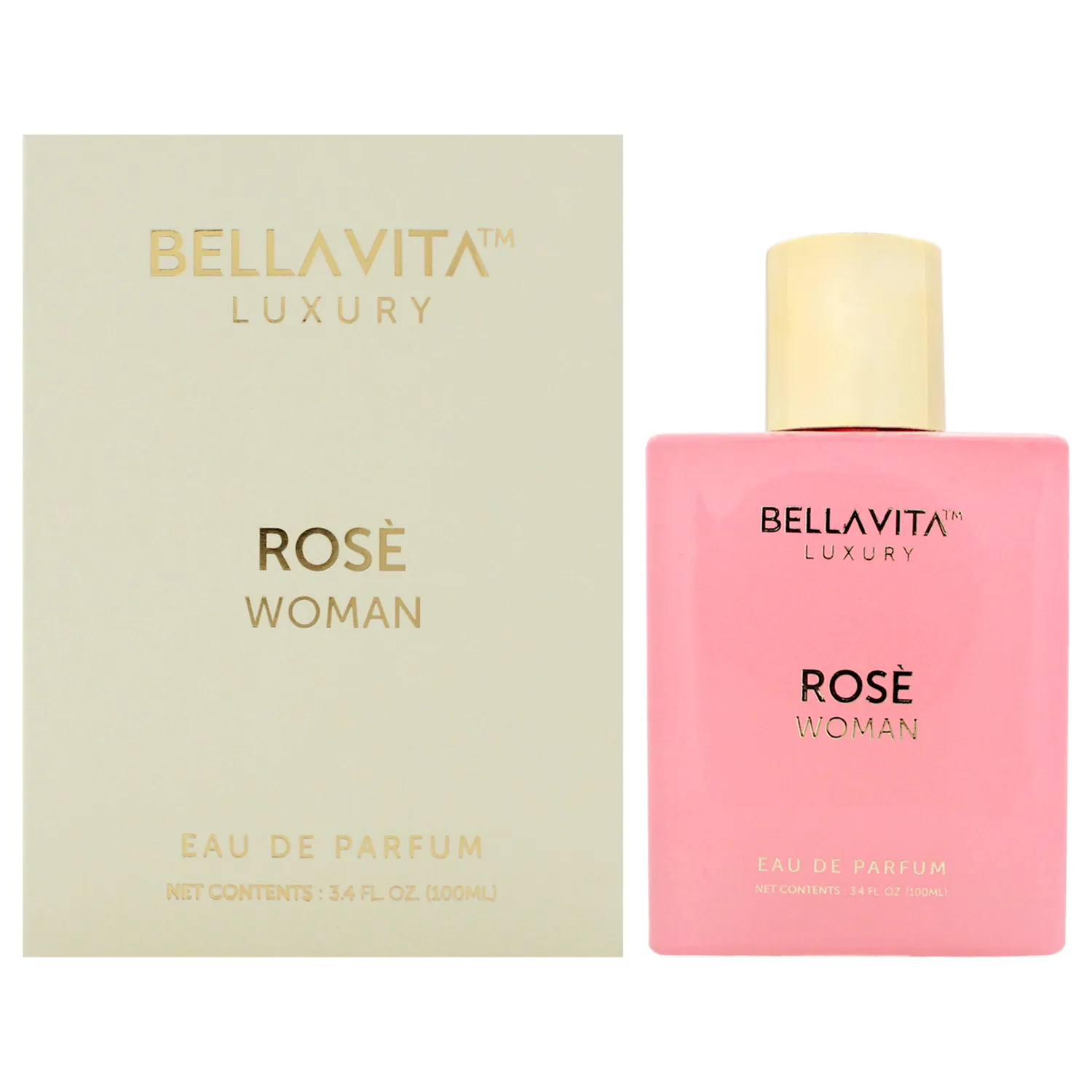 Bellavita Rose Eau de Parfum 100ml / 3.4 oz for Women