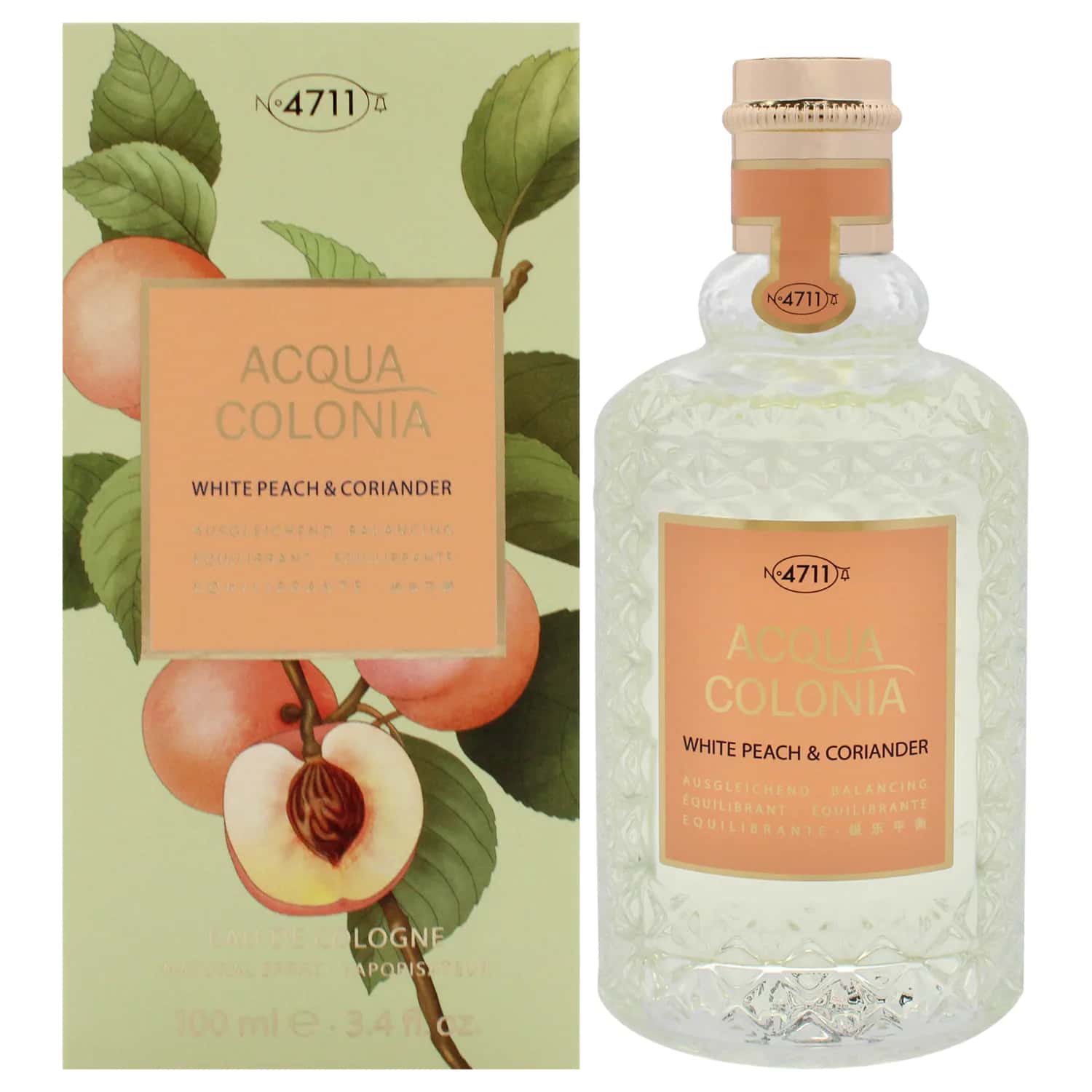 Muelhens 4711 Acqua Colonia White Peach and Coriander Eau de Cologne