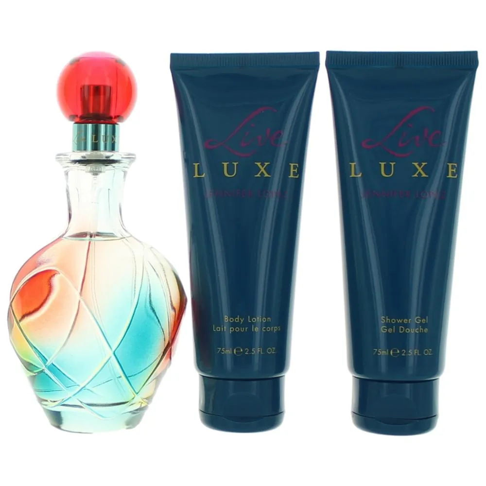 Jennifer Lopez Live Luxe Bath & Body Gift Set 100ml / 3.4 oz / 3 pc