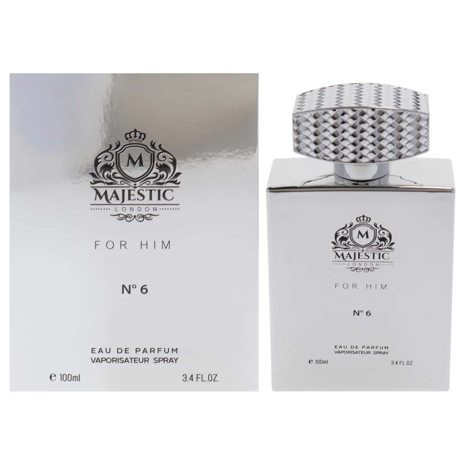 Fine Perfumery Majestic No 6 Eau de Parfum 100ml / 3.4 oz for Men