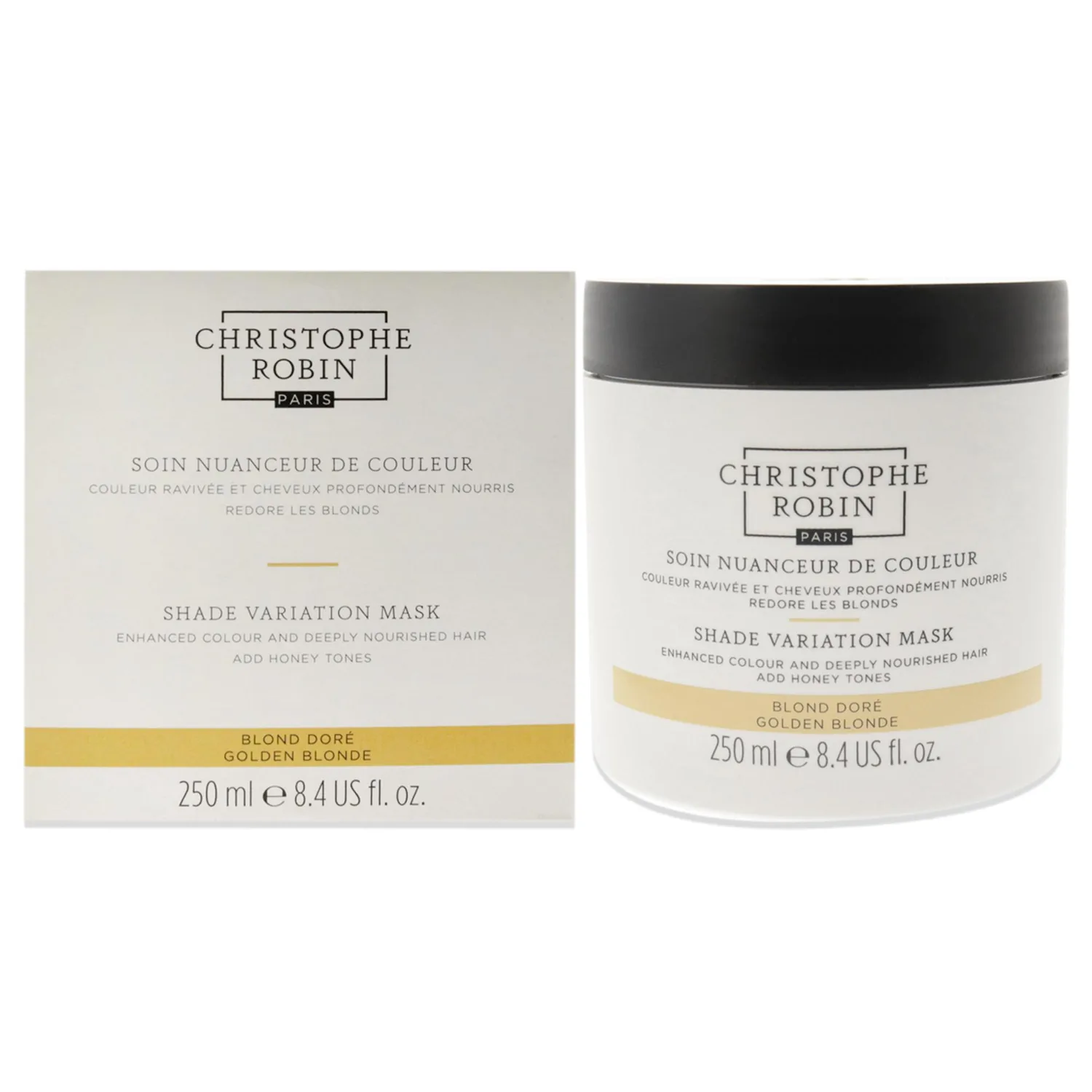 Christophe Robin Shade Variation - Golden Blonde Hair Mask 248ml / 8.4
