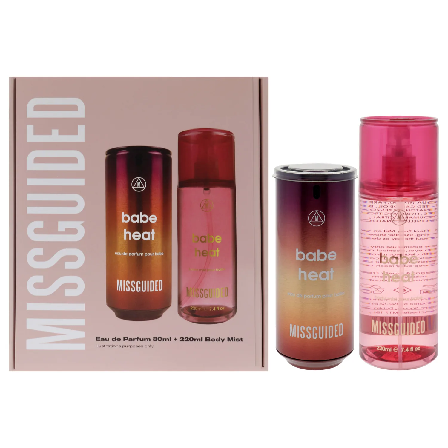 Missguided Babe Heat Bath & Body Gift Set 80ml / 2.7 oz / 2 pc for Women