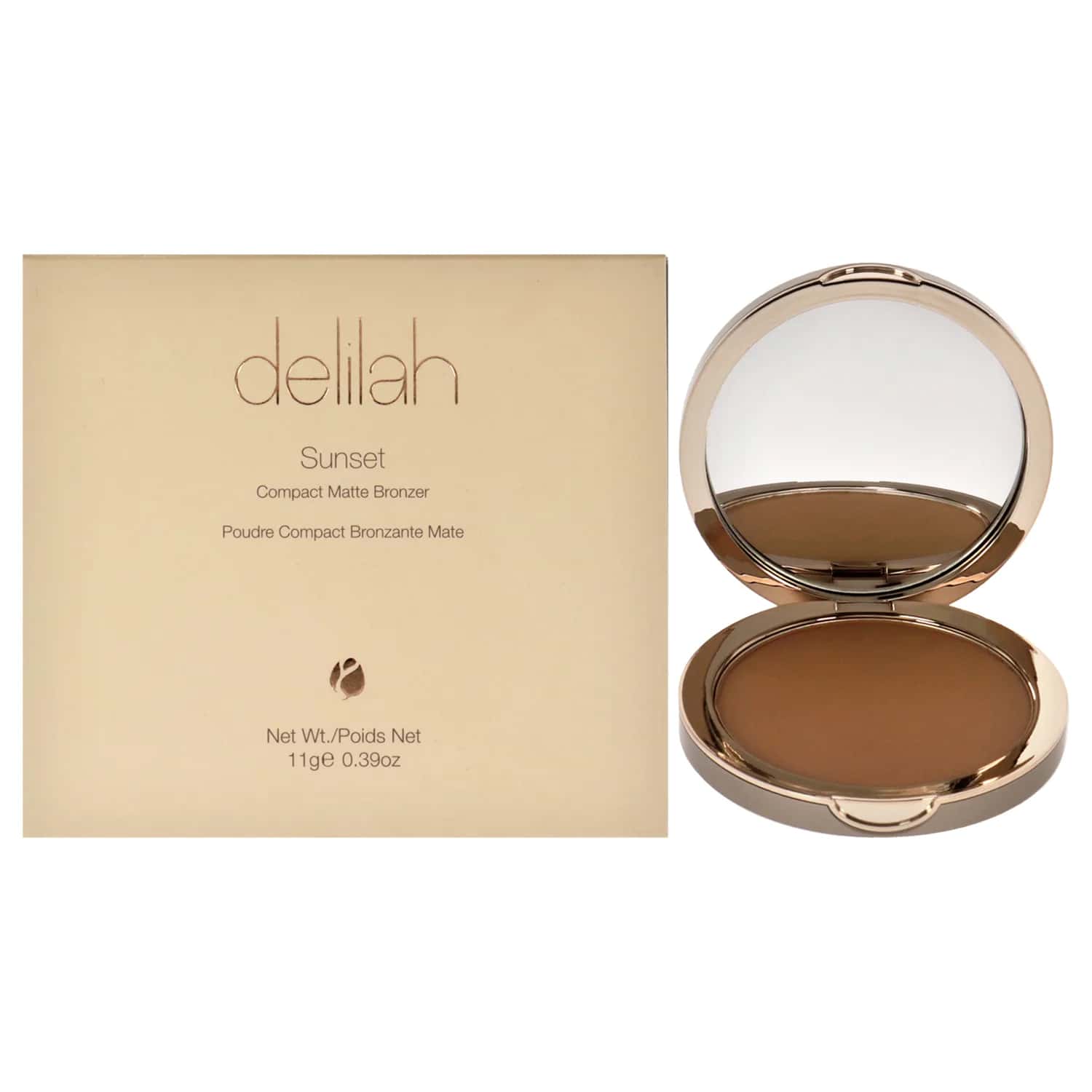 Delilah Sunset - Medium Dark Matte Bronzer Compact 0.39 oz