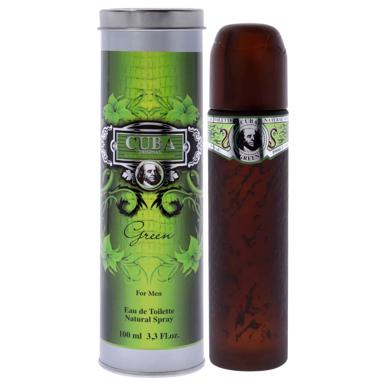 Cuba Green Eau de Toilette 100ml / 3.3 oz for Men