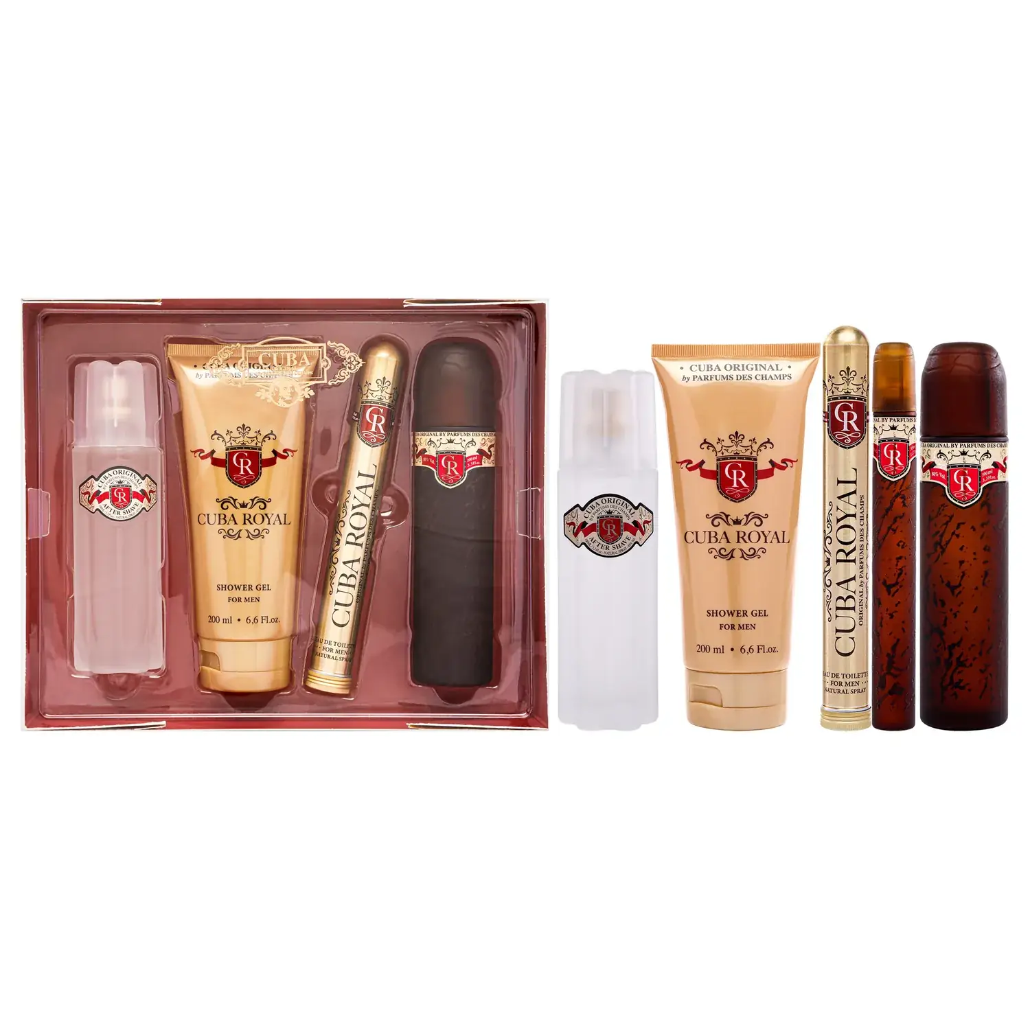 Cuba Royal Bath & Body Gift Set 100ml / 3.3 oz / 4 pc for Men