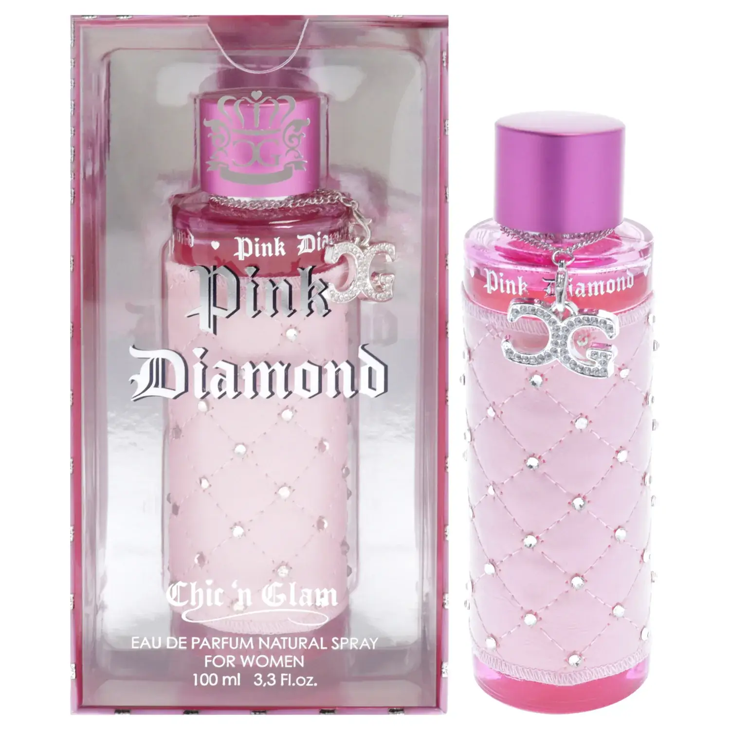 Chic N Glam Pink Diamond Eau de Parfum 100ml / 3.3 oz for Women