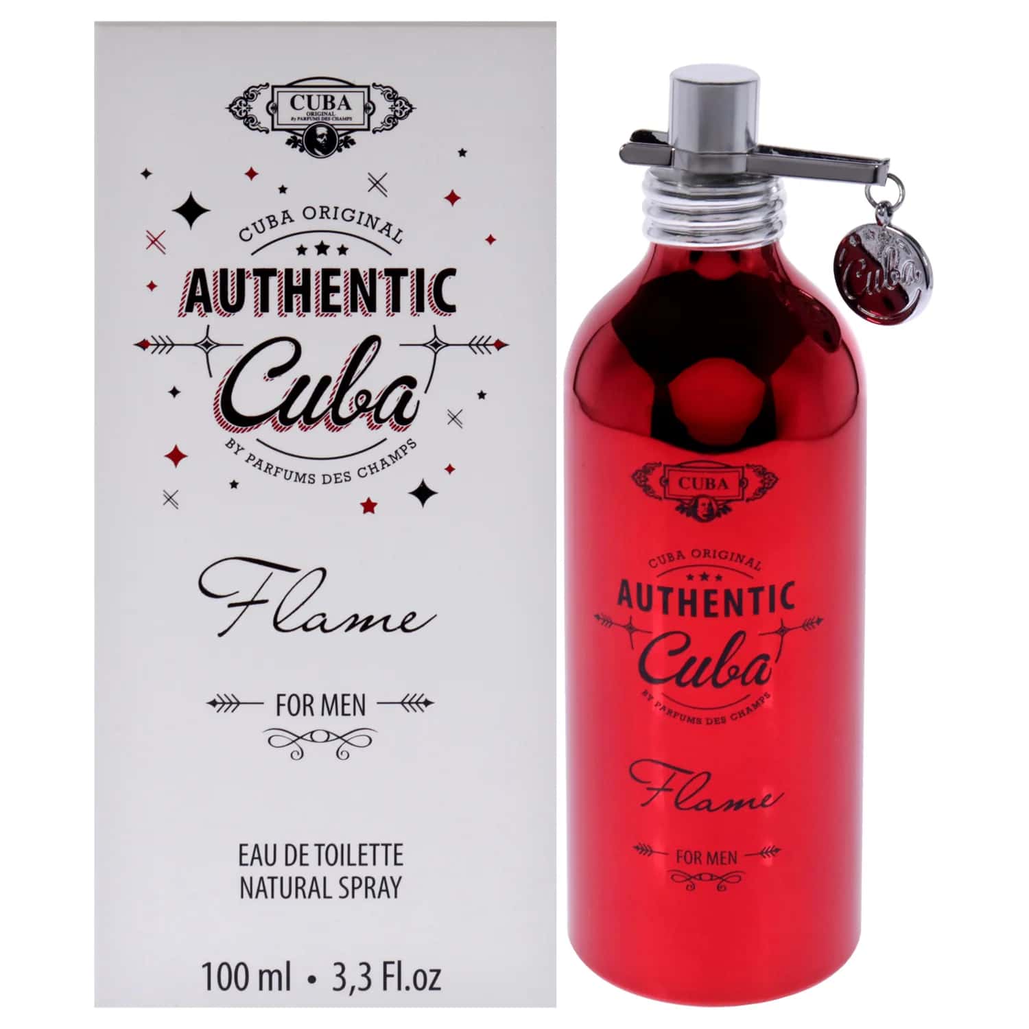 Cuba Authentic Flame Eau de Toilette 100ml / 3.3 oz for Men