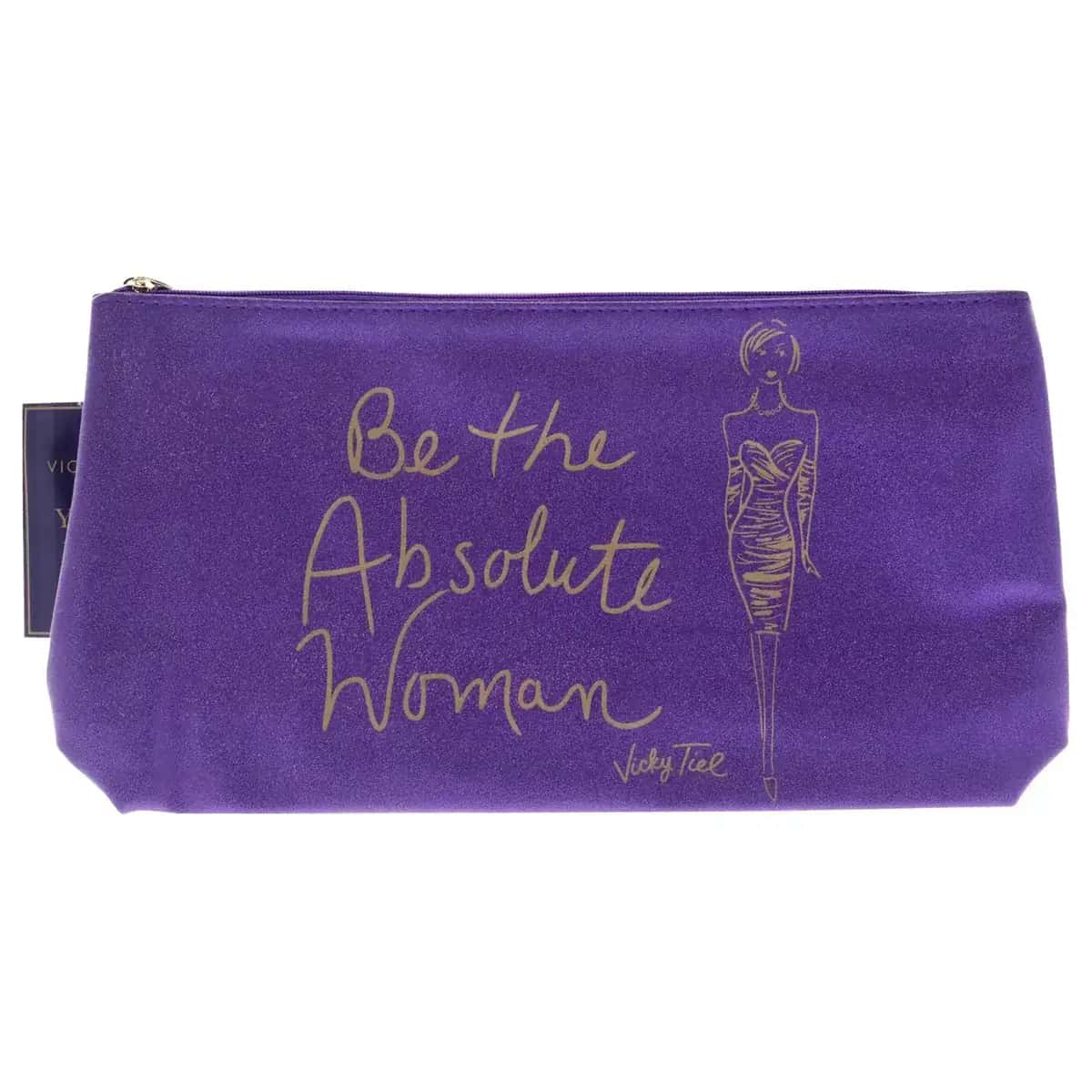 Vicky Tiel Be The Absolute - Purple Cosmetic Bag