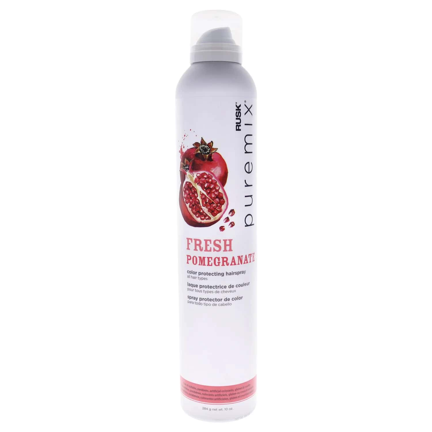 Rusk Puremix Fresh Pomegranate Color Protecting Hair Spray 296ml / 10 oz for Unisex