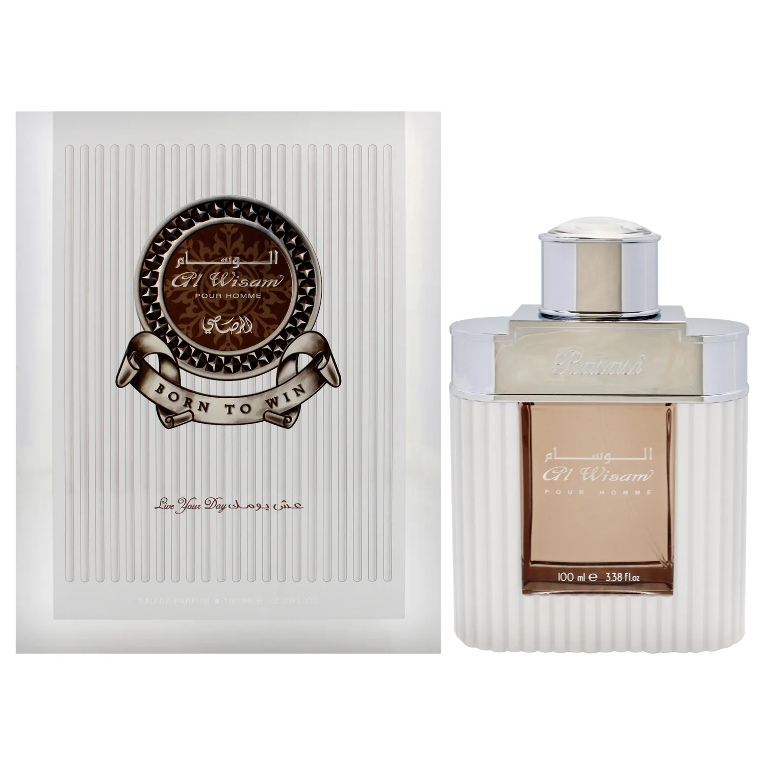 Rasasi Al Wisam Day Born to Win Eau de Parfum 100ml / 3.4 oz for Men