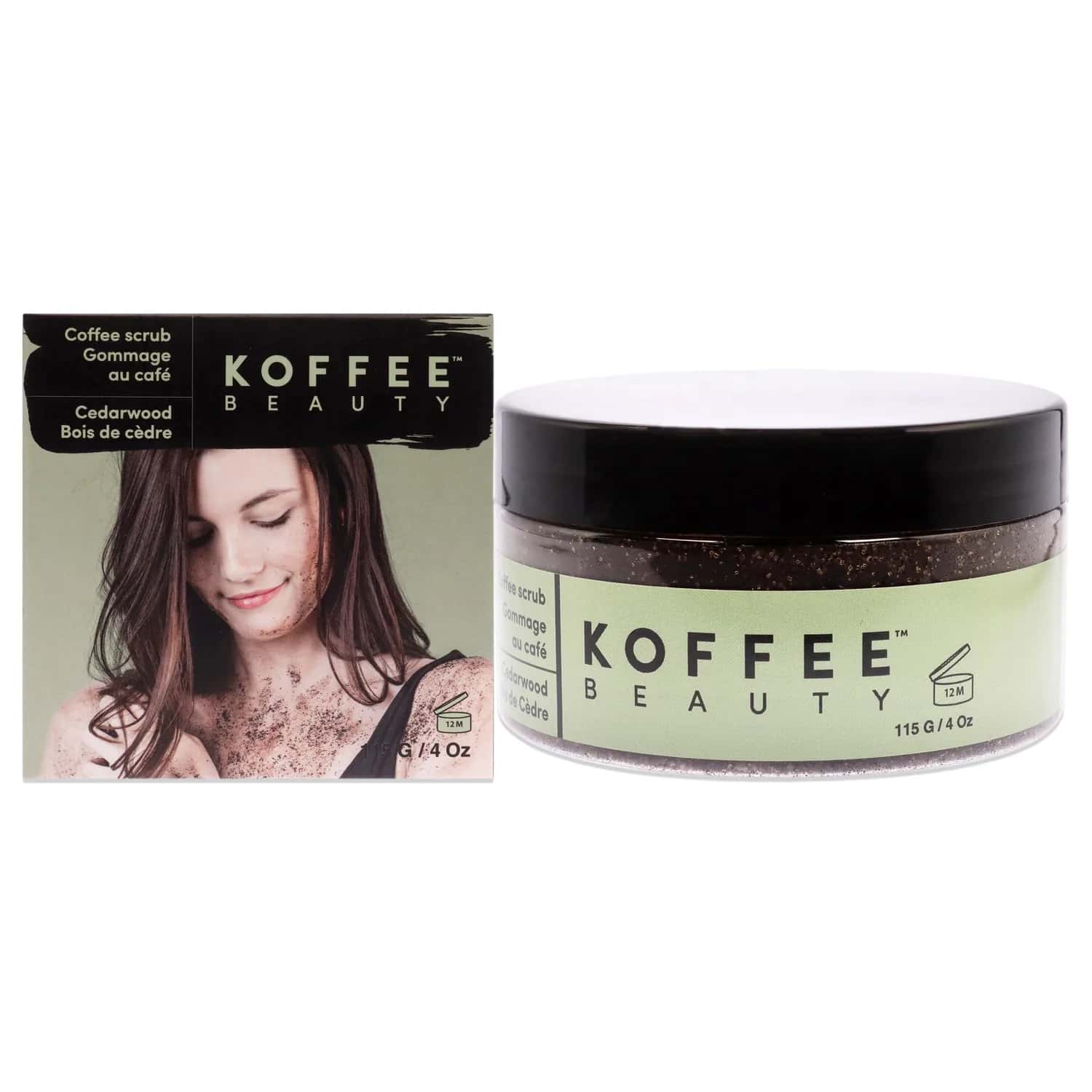 Koffee Beauty Cedarwood Coffee Scrub 118ml / 4 oz