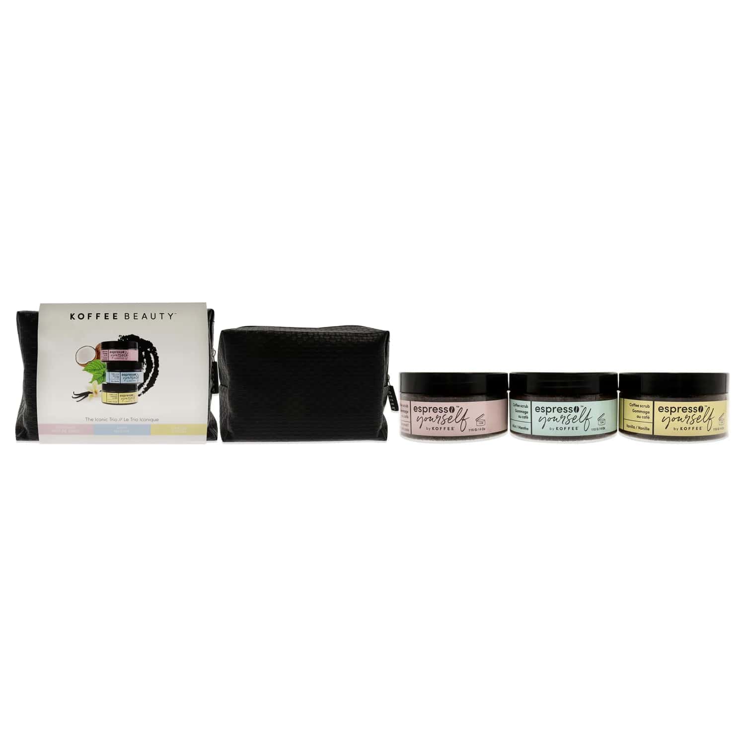 Koffee Beauty Espresso Yourself The Iconic Trio Bath & Body Gift Set