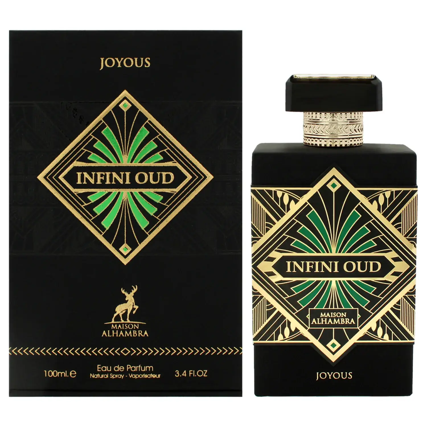Maison Alhambra Infini Oud Joyous Eau de Parfum 100ml / 3.4 oz for