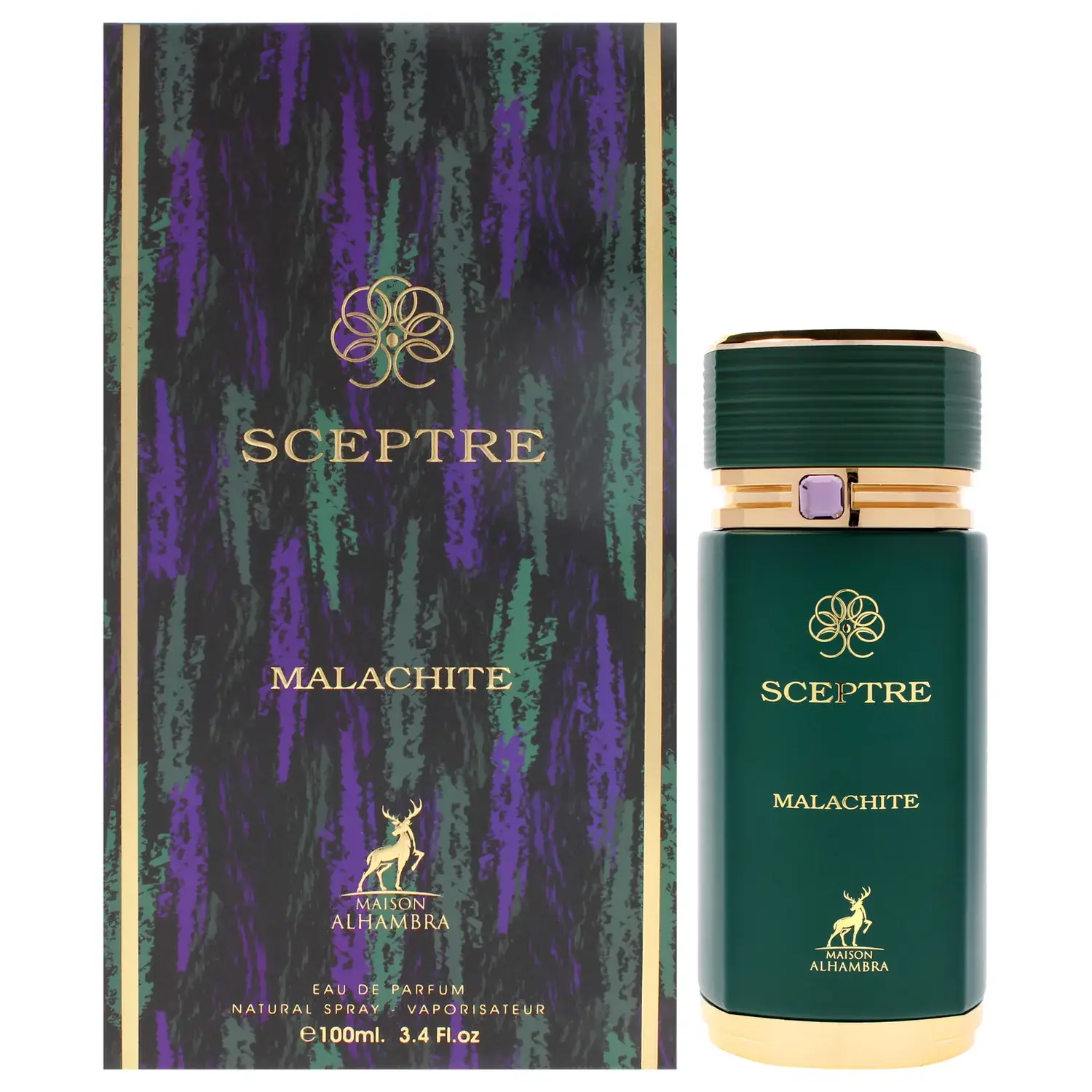 Maison Alhambra Sceptre Malachite Eau de Parfum 100ml / 3.4 oz for