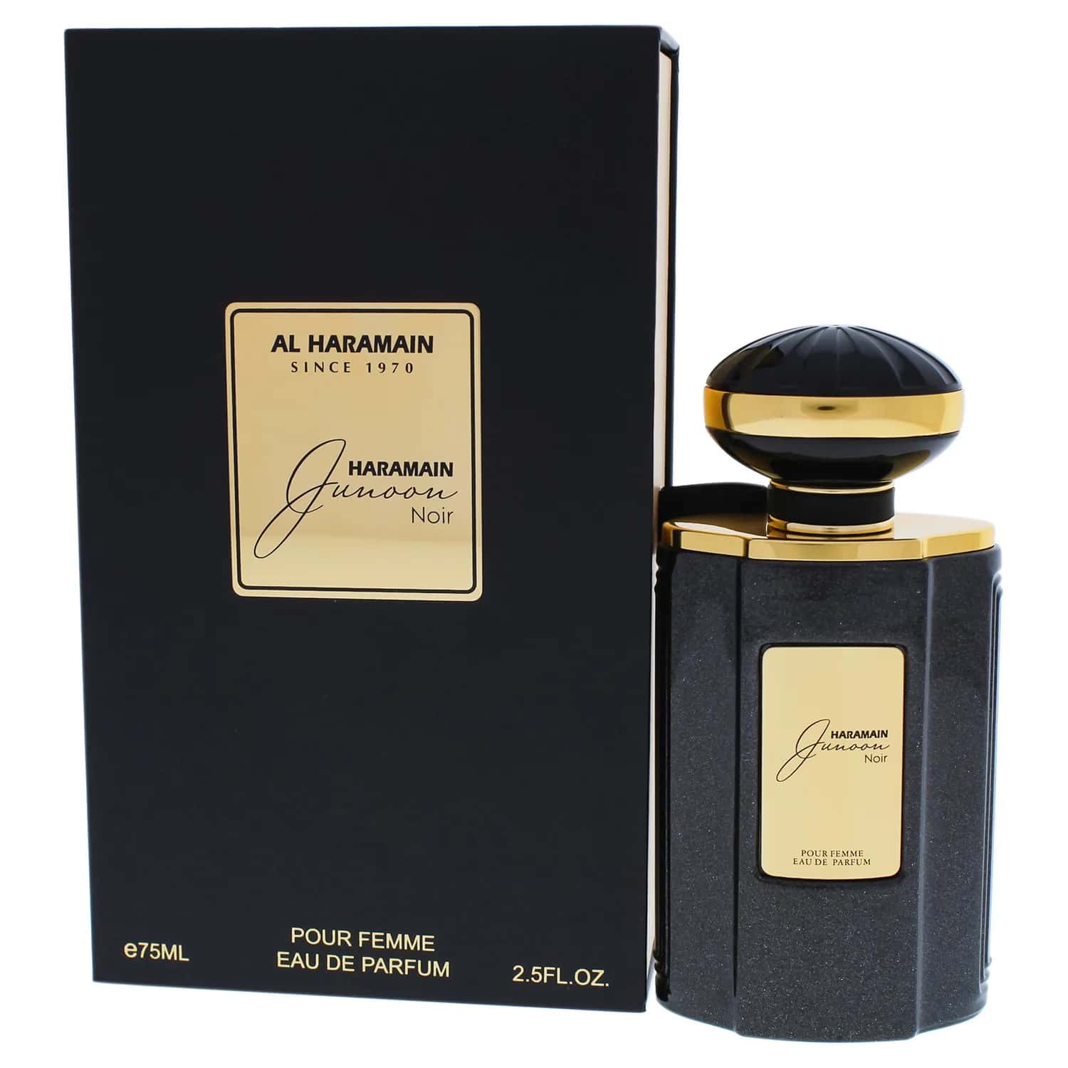 Al Haramain Junoon Noir Eau de Parfum 75ml / 2.5 oz for Women
